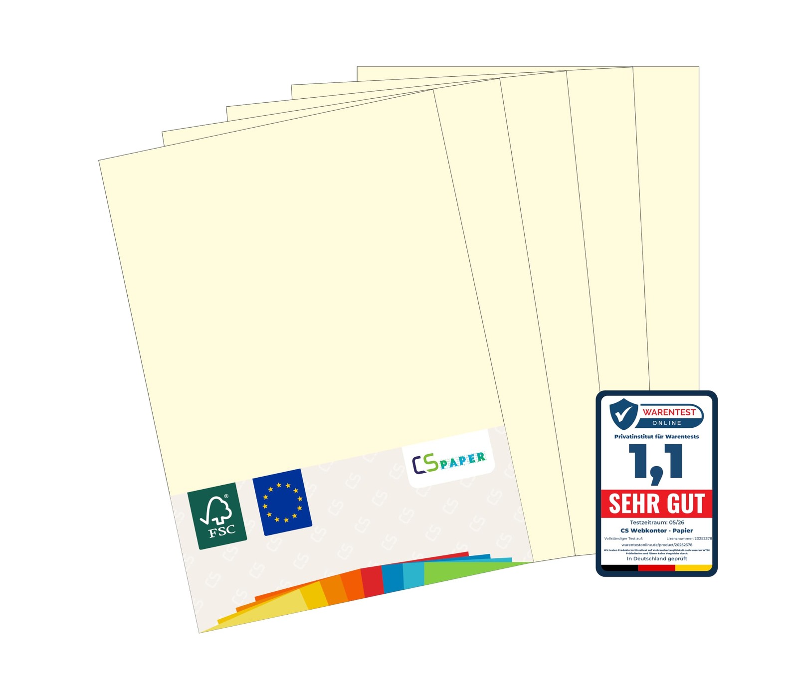 MADE IN EU 50 Sheets Coloured Paper BEIGE Sand A4 80gsm CS Paper Printer Pa…