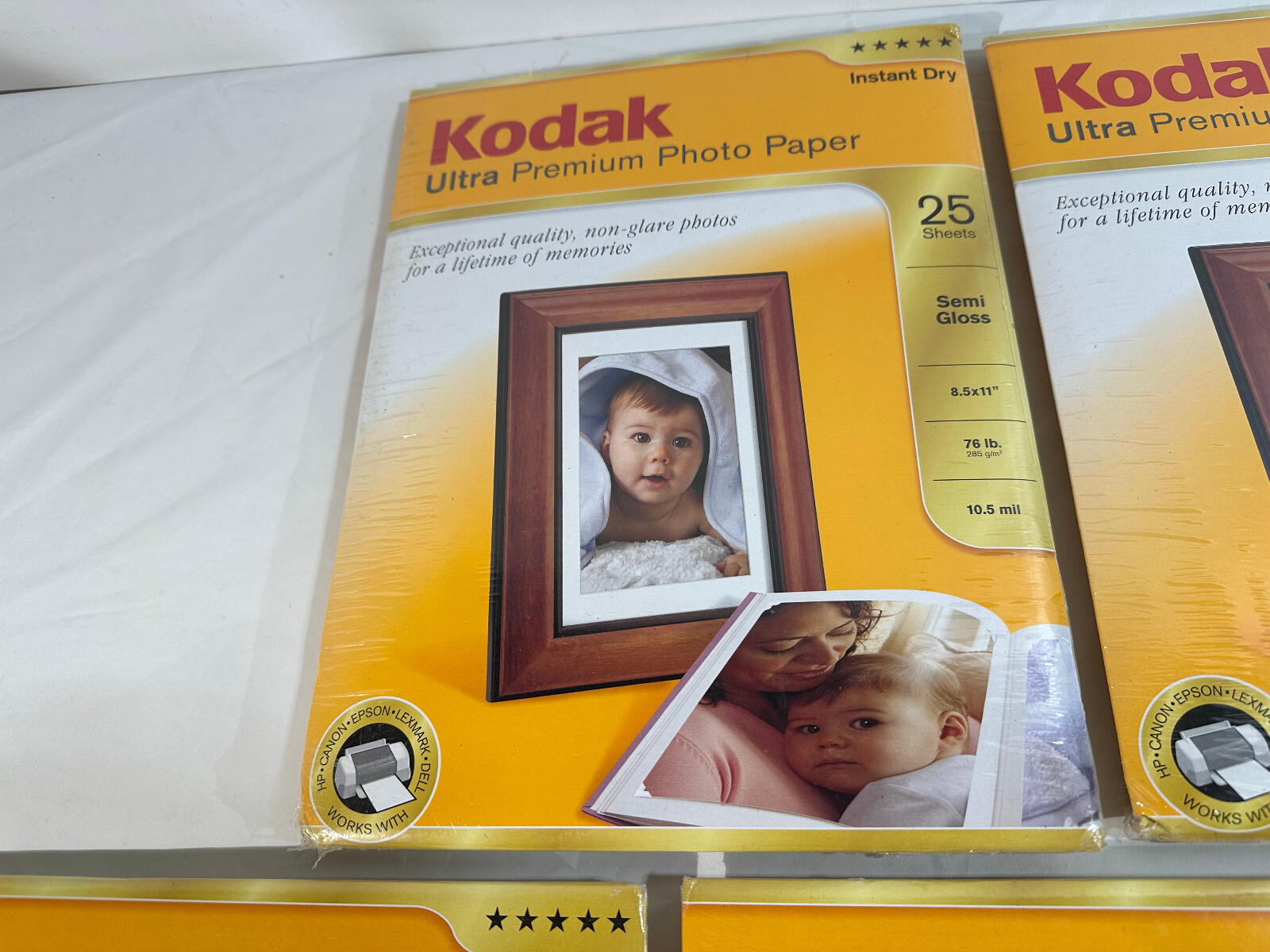 Kodak Instant Dry Ultra Premium Photo Paper 8.5 X 11″ SEALED 125 sheets Ink Jet