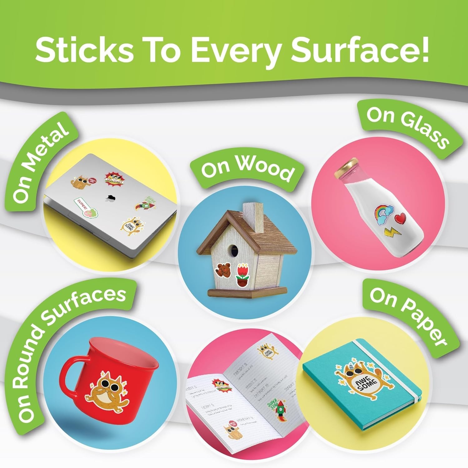 Printable Vinyl Sticker Paper for Inkjet Printer – 34 Sheets Self-Adhesive Sh…