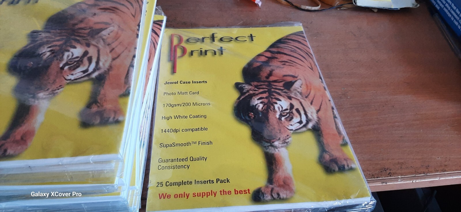 Perfect Print 25 Jewelry Inserts for Jewel Case, New In Package