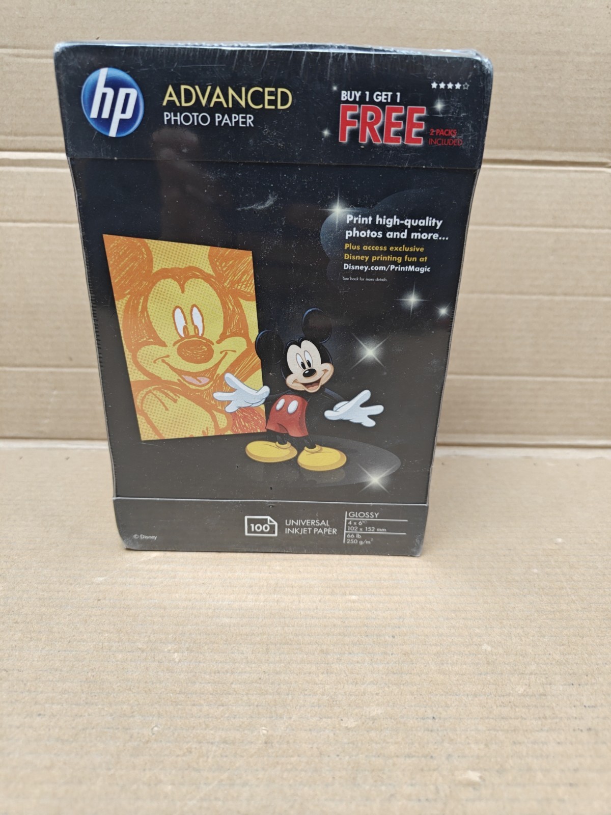 HP Advanced Glossy 4×6 Photo Paper For Inkjets – 200 Pack-Factory Sealed – NEW