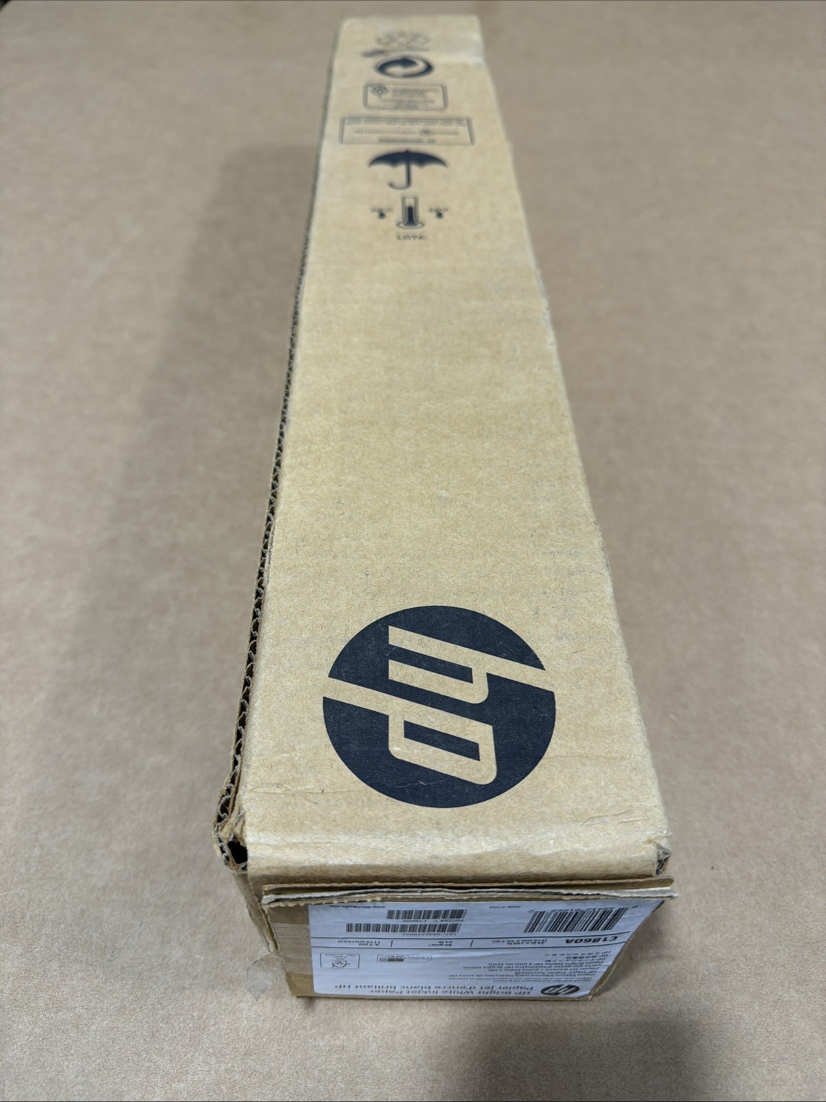 GENUINE OEM HP C1860A Bright White Inkjet Paper 4.7mil 24″x150′ 24 lb New