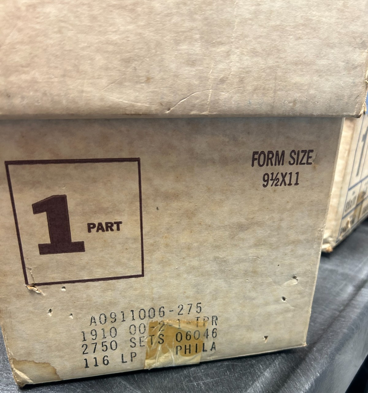 Continuous Dot Matrix Tractor Feed Printer Computer Paper 9.5″×11″ 2750 Sheets