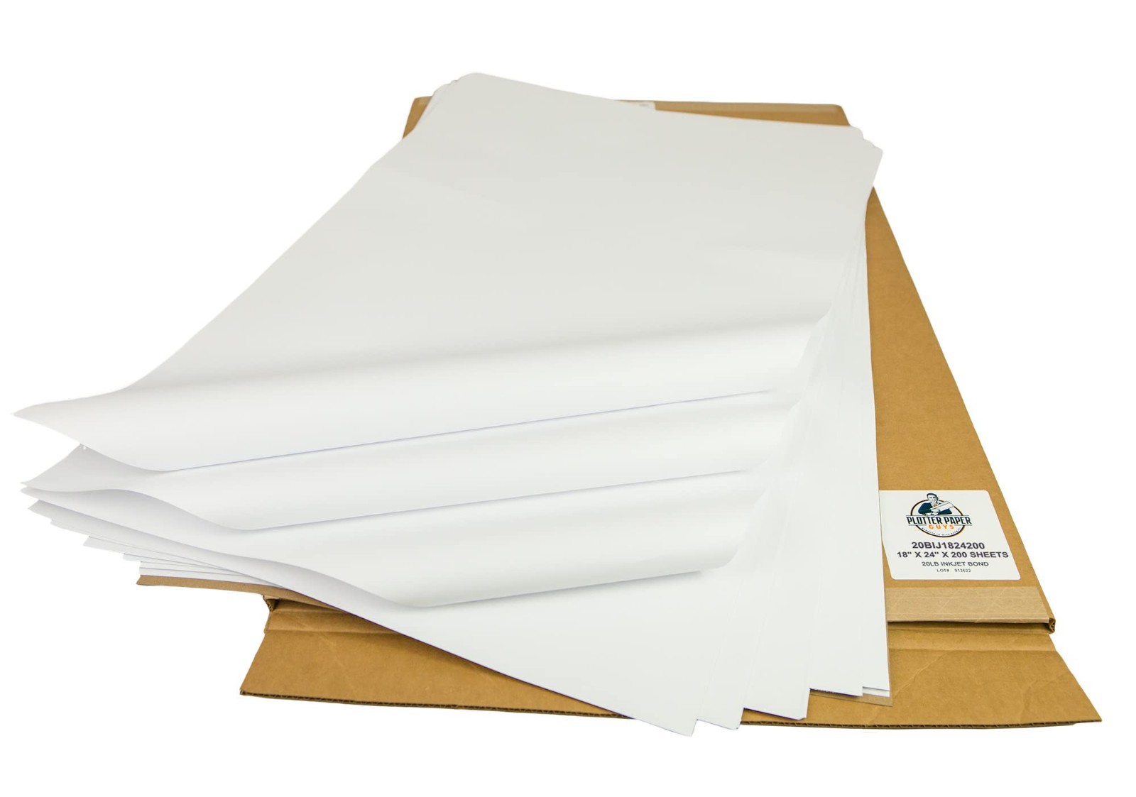 20lb Uncoated Inkjet Bond Paper 18″x24″ – 200 Sheets, Ideal for Printing & Craft
