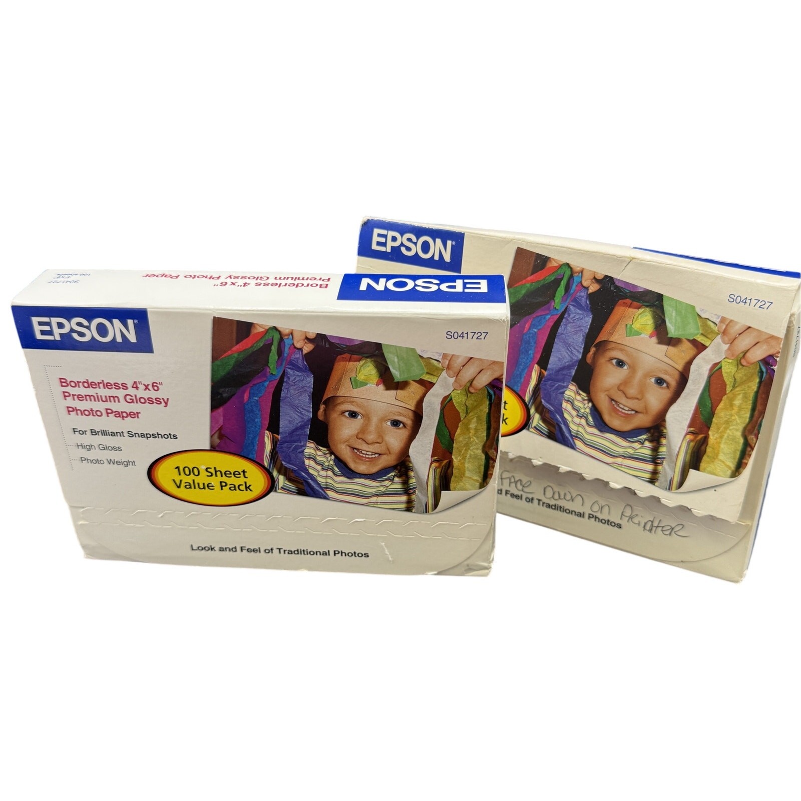 📸 Epson 4×6 Premium Glossy Photo Paper 100 Sheet Value Pack New 2 Bag Bundle