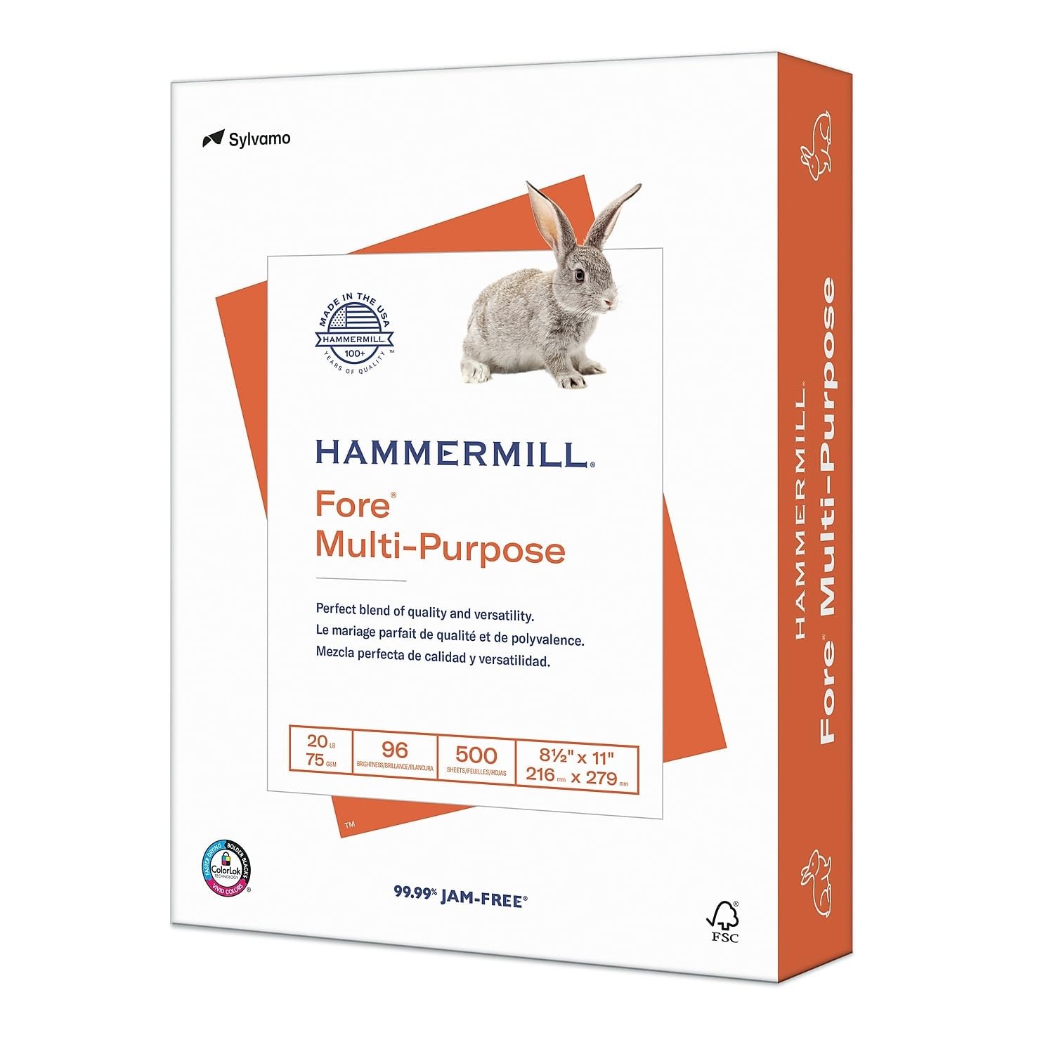Hammermill Printer Paper, Fore Multipurpose 20 lb Copy Paper, 8.5 x 11-1…