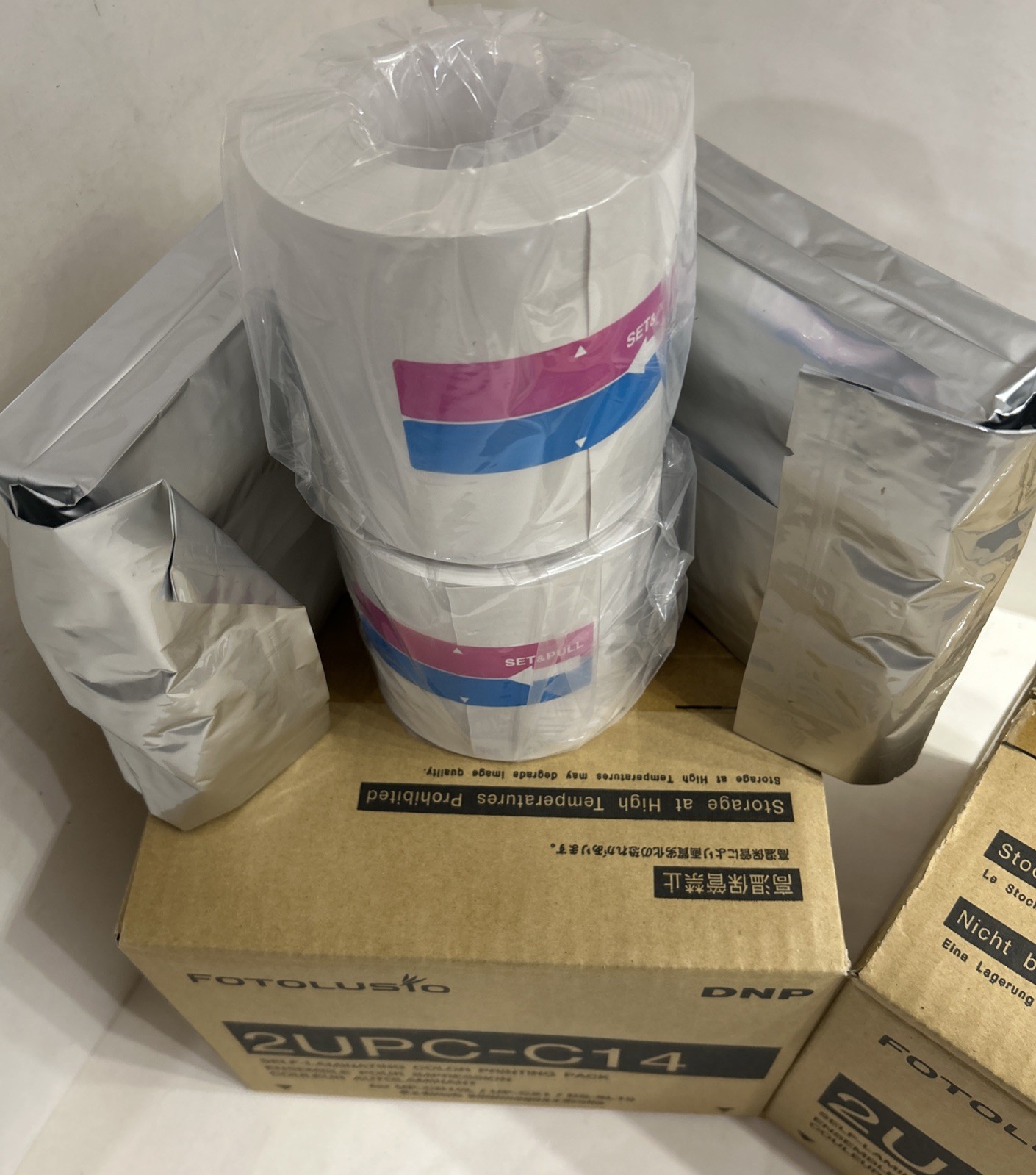 DNP 6×4 Paper Dye Kit for UP-CR10L CX1 DS-SL10, 2 Sets Per Case 800 Prints Total