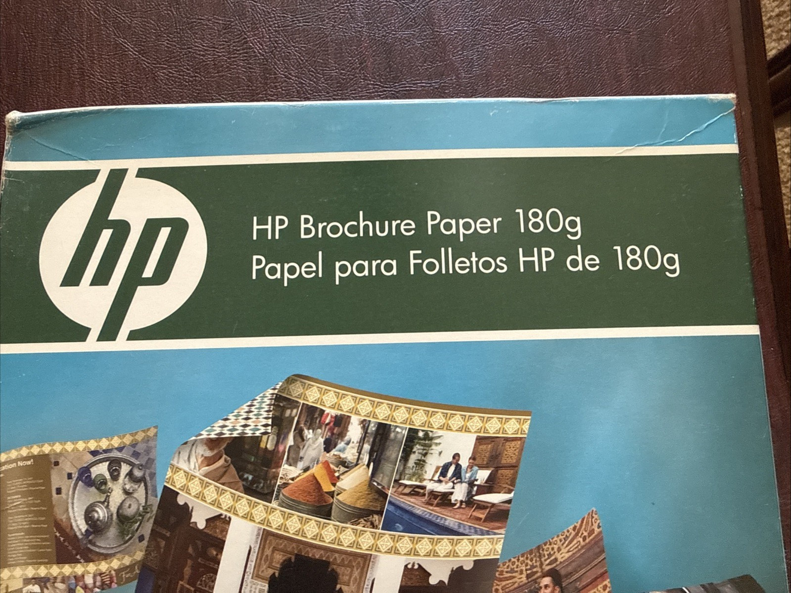 HP Inkjet Brochure Paper 98 Bright 48lb 8.5 x 11 White 150 Pack Q1987A NWT NIB