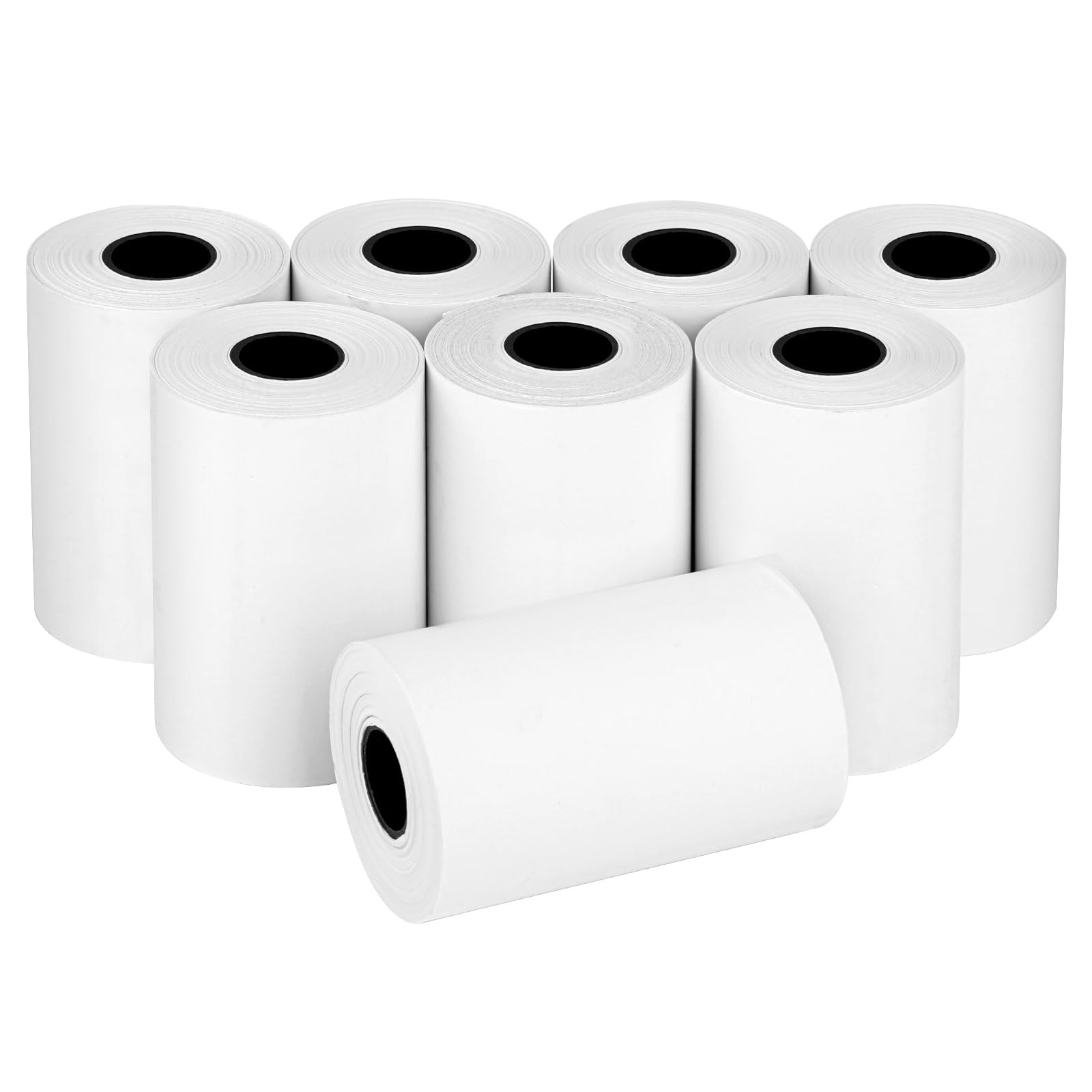 (8 Rolls) 2 1/4″ x 55′ Thermal Receipt Paper, Compatible with Most white