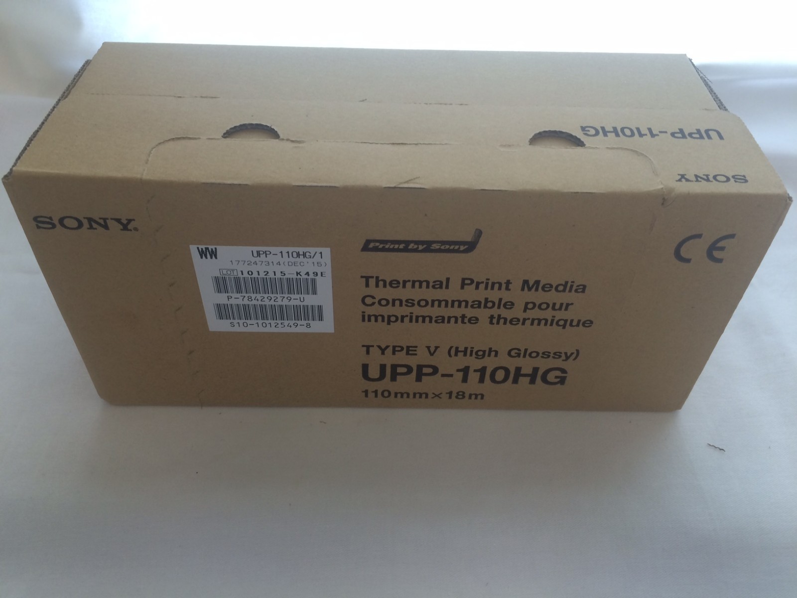 SONY UPP-110HG THERMAL PRINT PAPER FOR UP-895MD D895 897MD D897 PRINTER-10 ROLLS