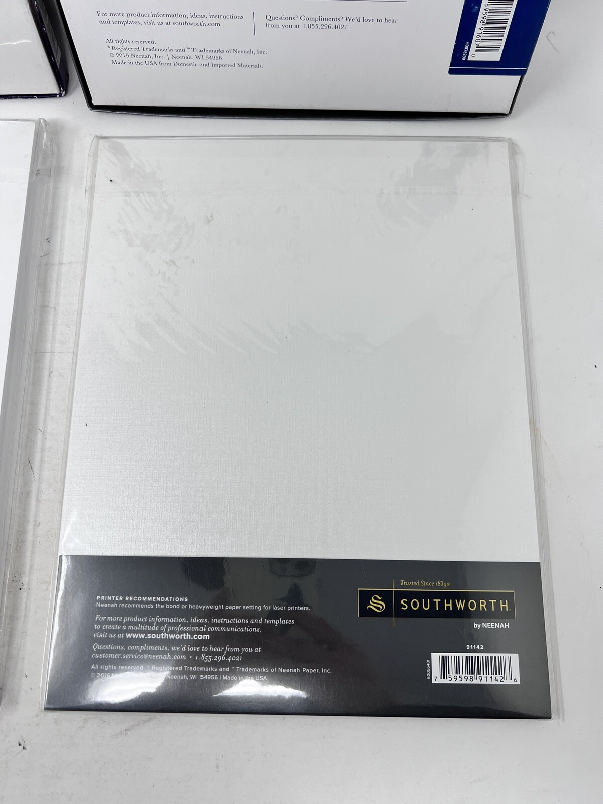 Lot Of 4 Packs Of Specialty Printer Paper Resume Fine Double Color Cover Stock