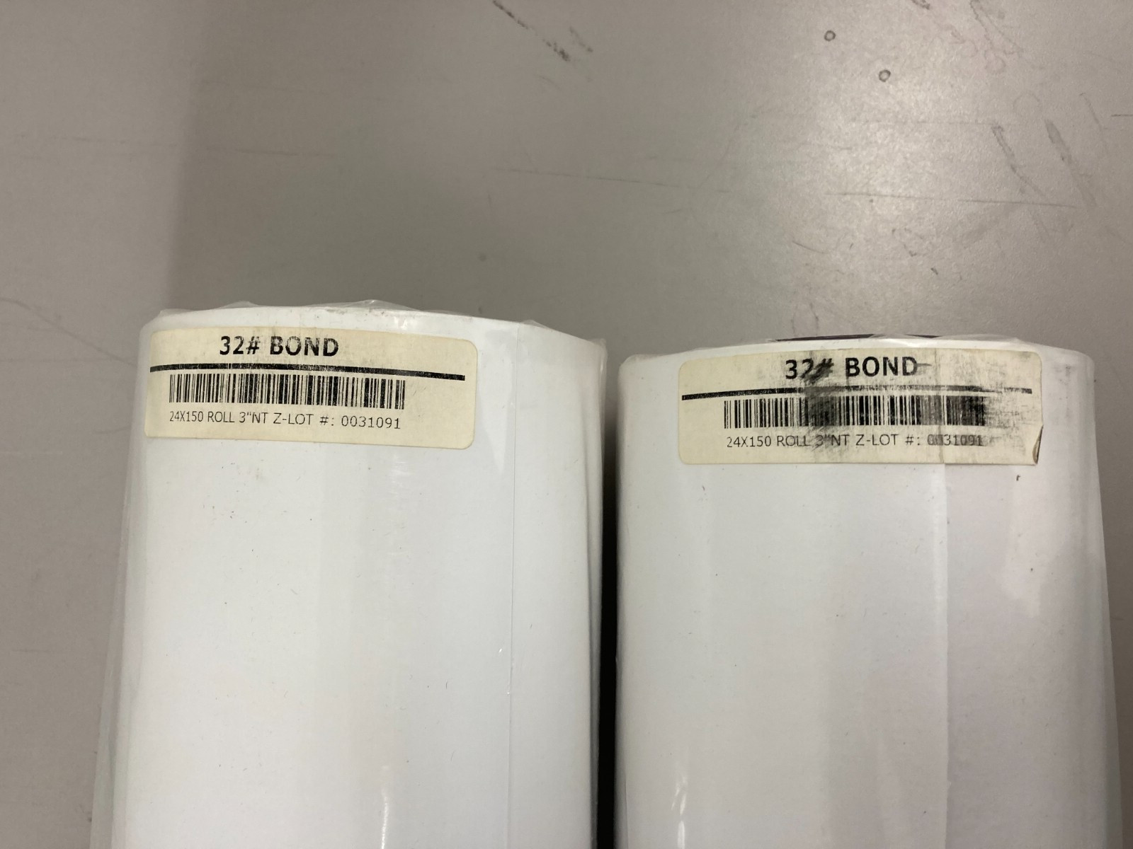 24″ x 150′ CAD 3″NT 32 #Bond Inkjet Wide-Format Plotter Paper – 2 Rolls