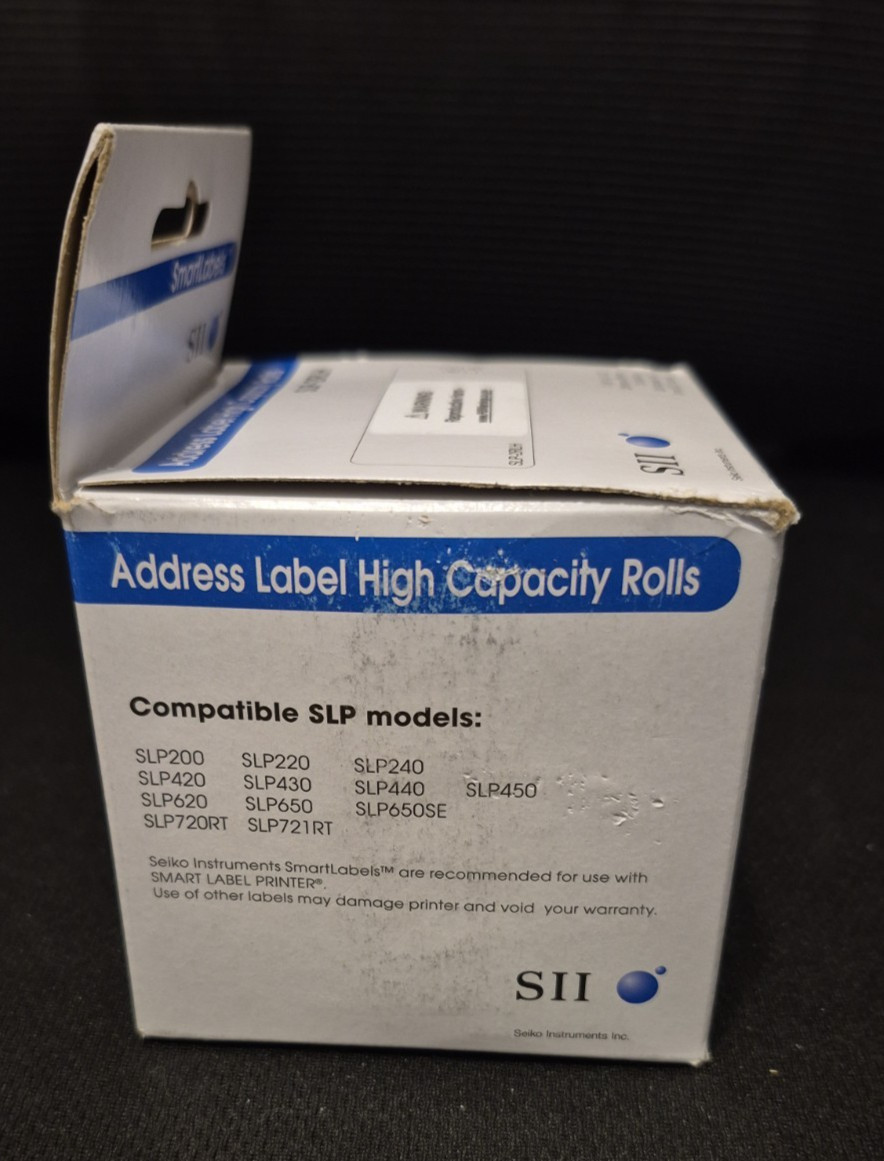 SLP2RLH Self-Adhesive Address Labels 1-1/8 x 3-1/2 White 520/Box