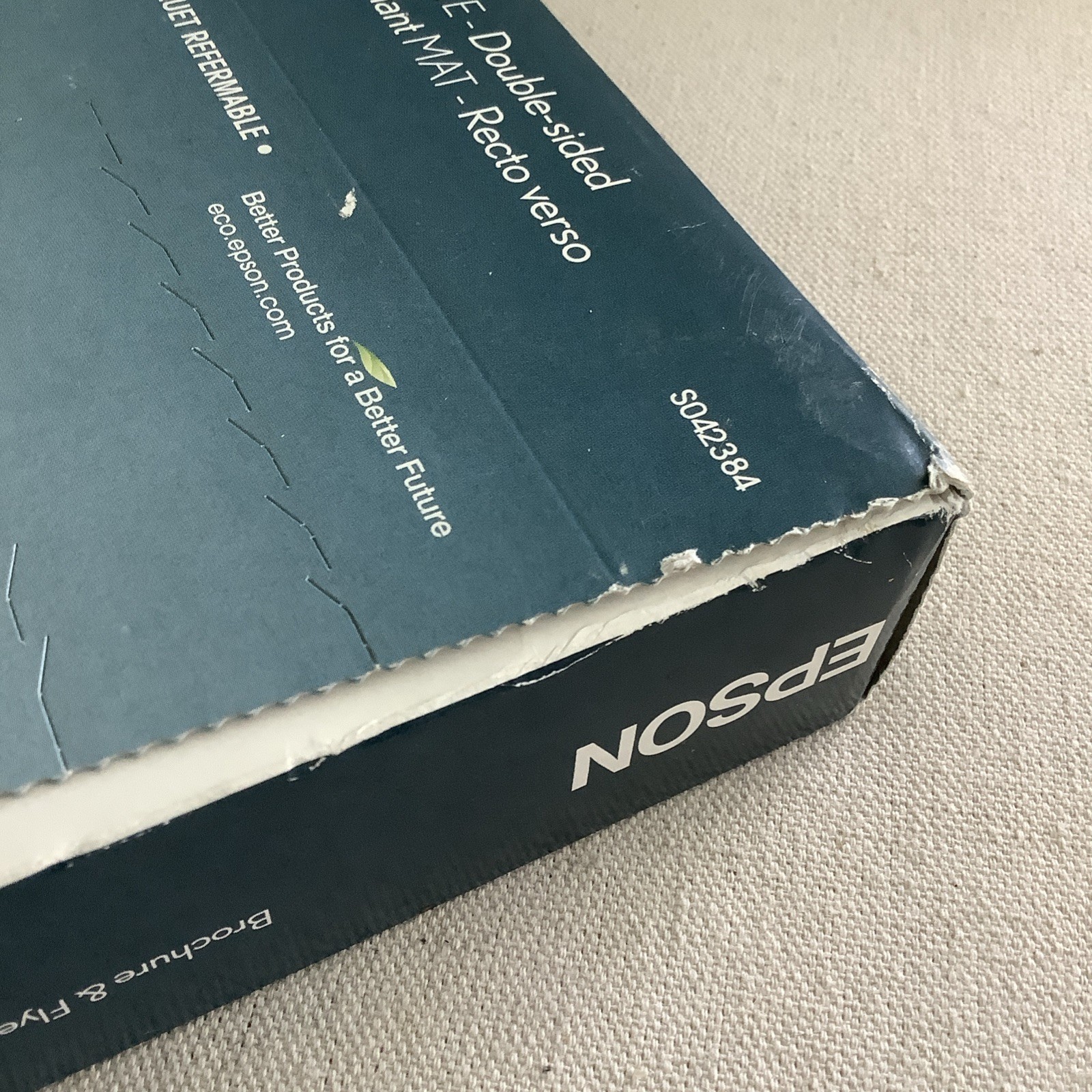EPSON Brochure & Flyer Paper Matte 8.5×11″ for all Inkjet Printers Double Sided