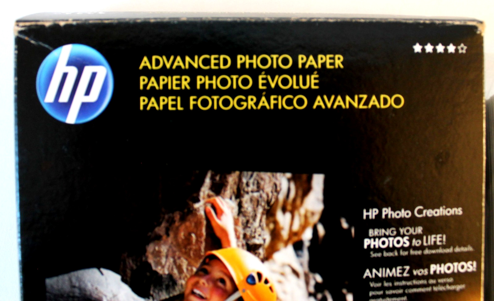HP Advanced Photo Paper 4×6 Glossy Q6638A Inkjet 100 Sheet New Open Box