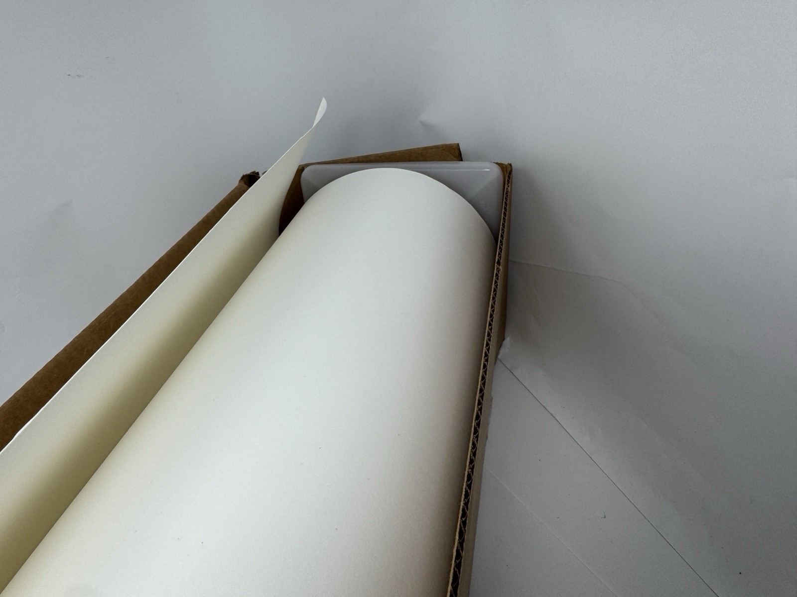 Epson Hot Press Bright Archival Inkjet Paper (44″ x 50′ Roll)- slightly unfurled