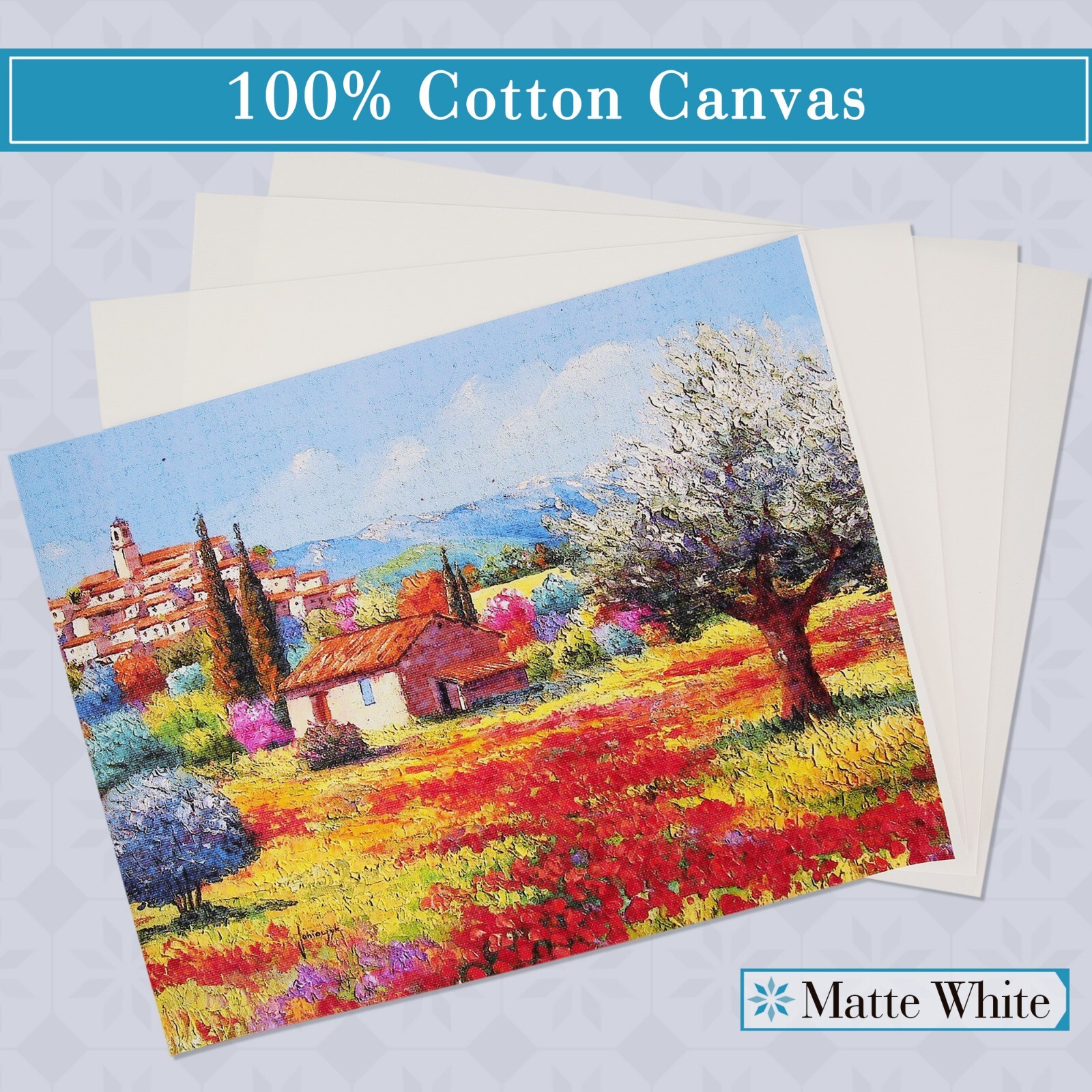 Koala Inkjet Canvas Paper 8.5×11 100% Cotton Matte Photo Paper 350g 22Mil Thick