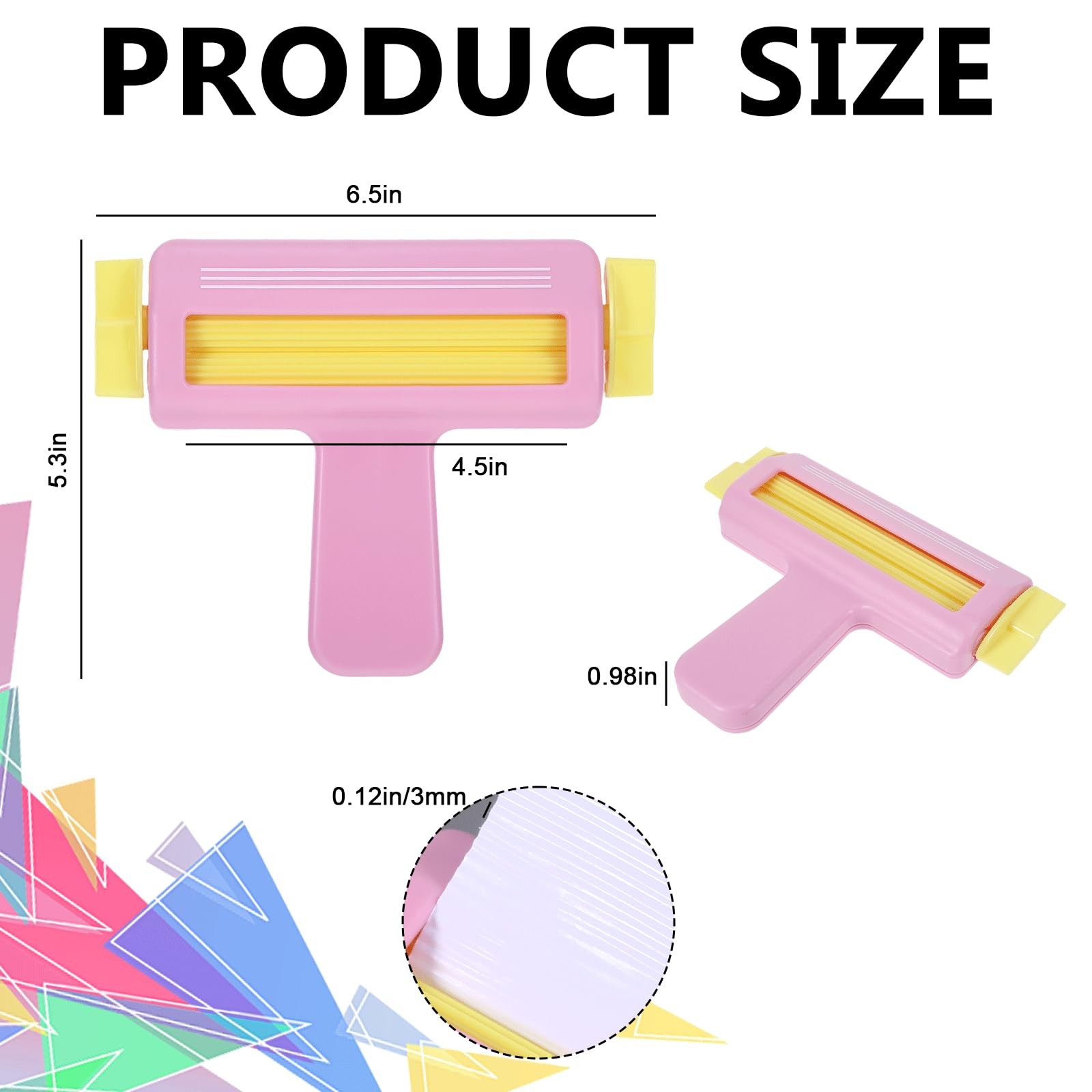 Pink Crimper and Purple Pinking Shears Kit with 100 Sheets Glossy Inkjet for …