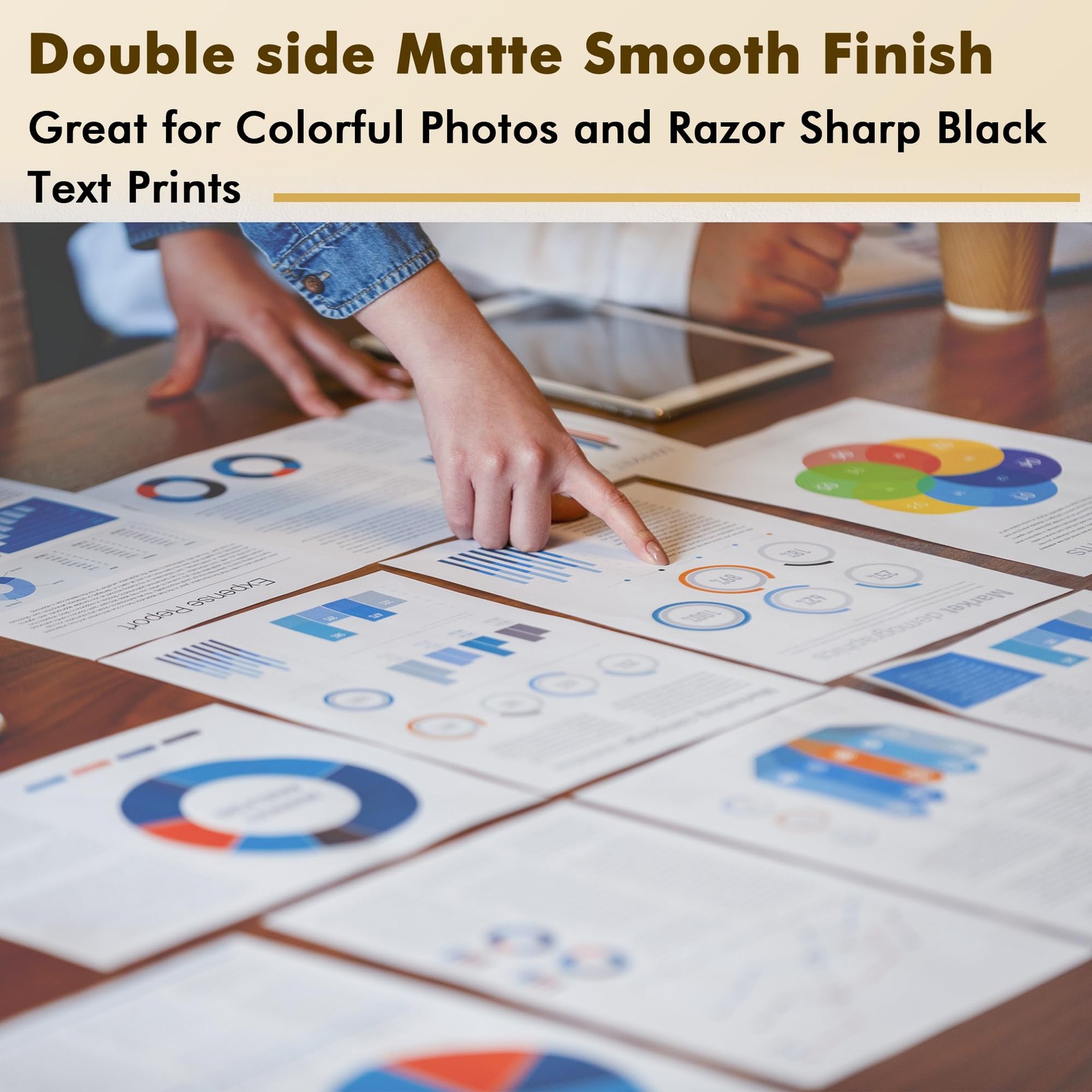Koala Photo Paper Double Sided Matte 8.5×14 Inch Inkjet 48LB 180GSM 100 PCS