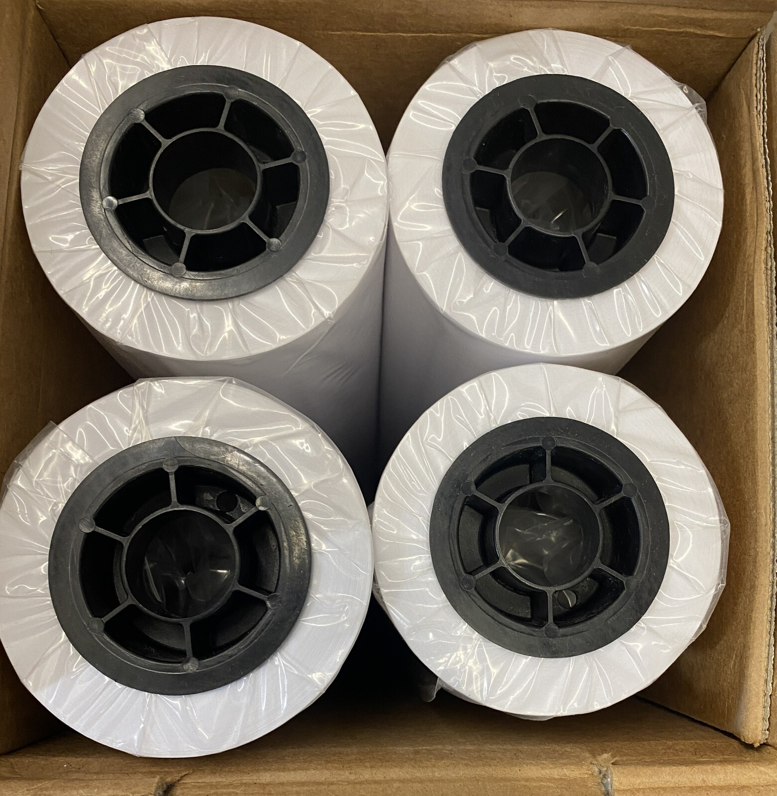 ALLIANCE CAD BOND ROLLS, 30″ X 150′ WITH 2″ CORE, 20LB, 92-96 BRIGHT 4 ROLLS NEW
