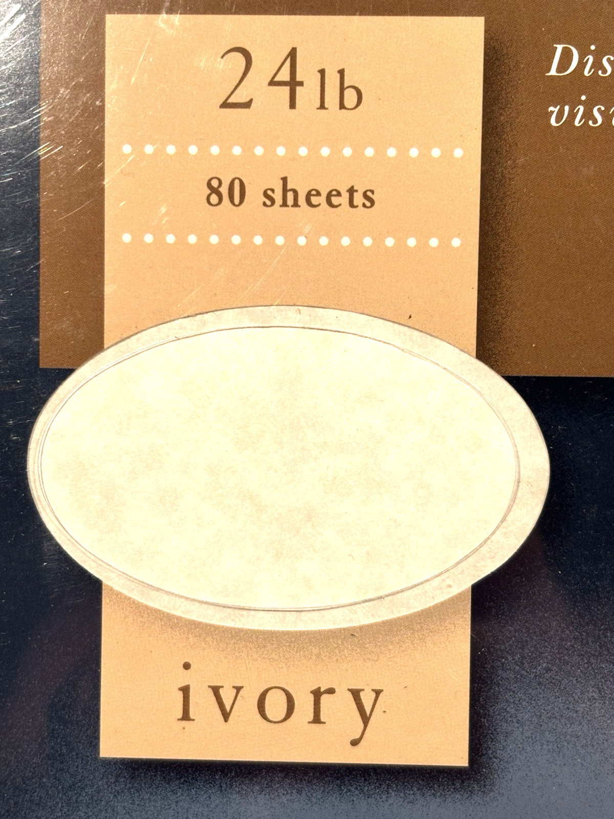Southworth Fine Parchment Specialty Paper Ivory 24 lb.80 Sheets 8 1/2 x 11 NOB