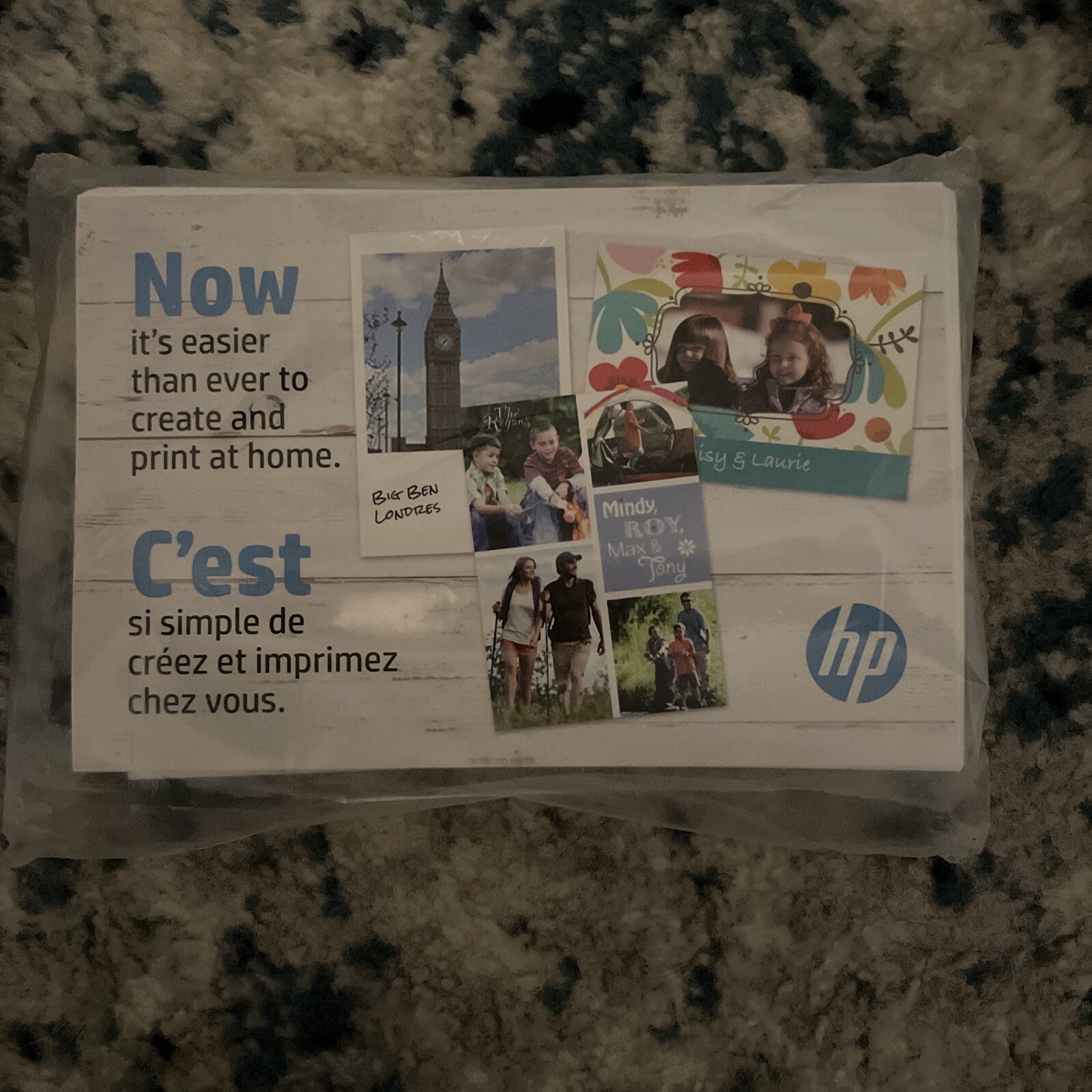 Hewlett Packard Q6638A 4 x 6 inch Glossy Printer Paper – 100 Sheets
