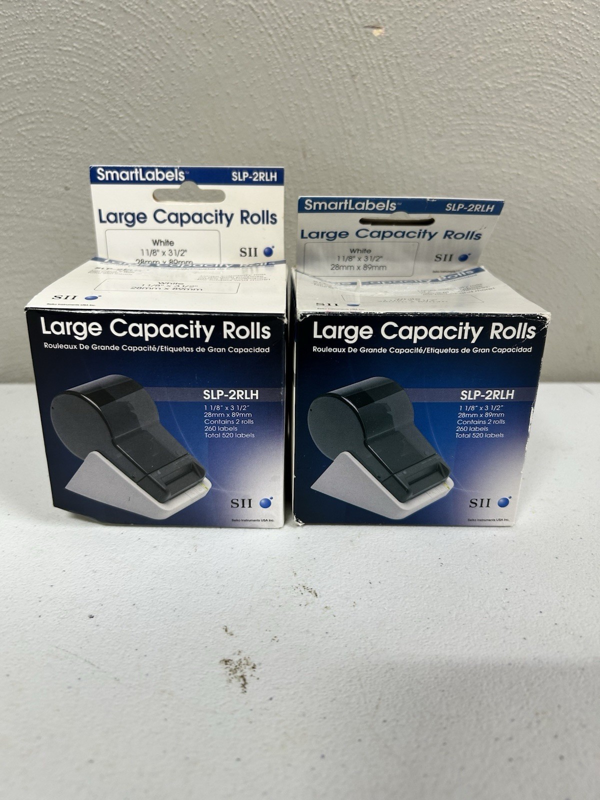 2 SLP2RLH Self-Adhesive Address Labels 1-1/8 x 3-1/2 White 520/Box