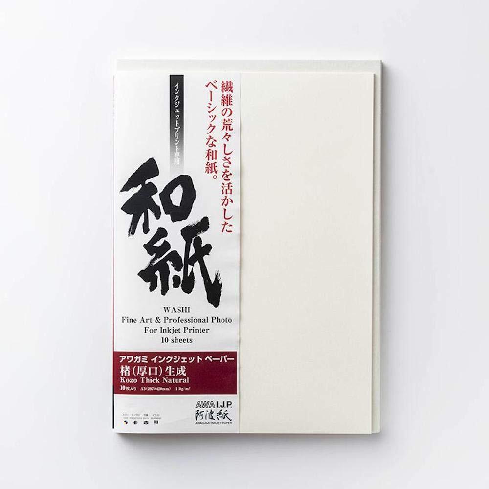Awagami Factory Inkjet Jigglypuff Paper (IJ-0344 Kozo Thick, A4)