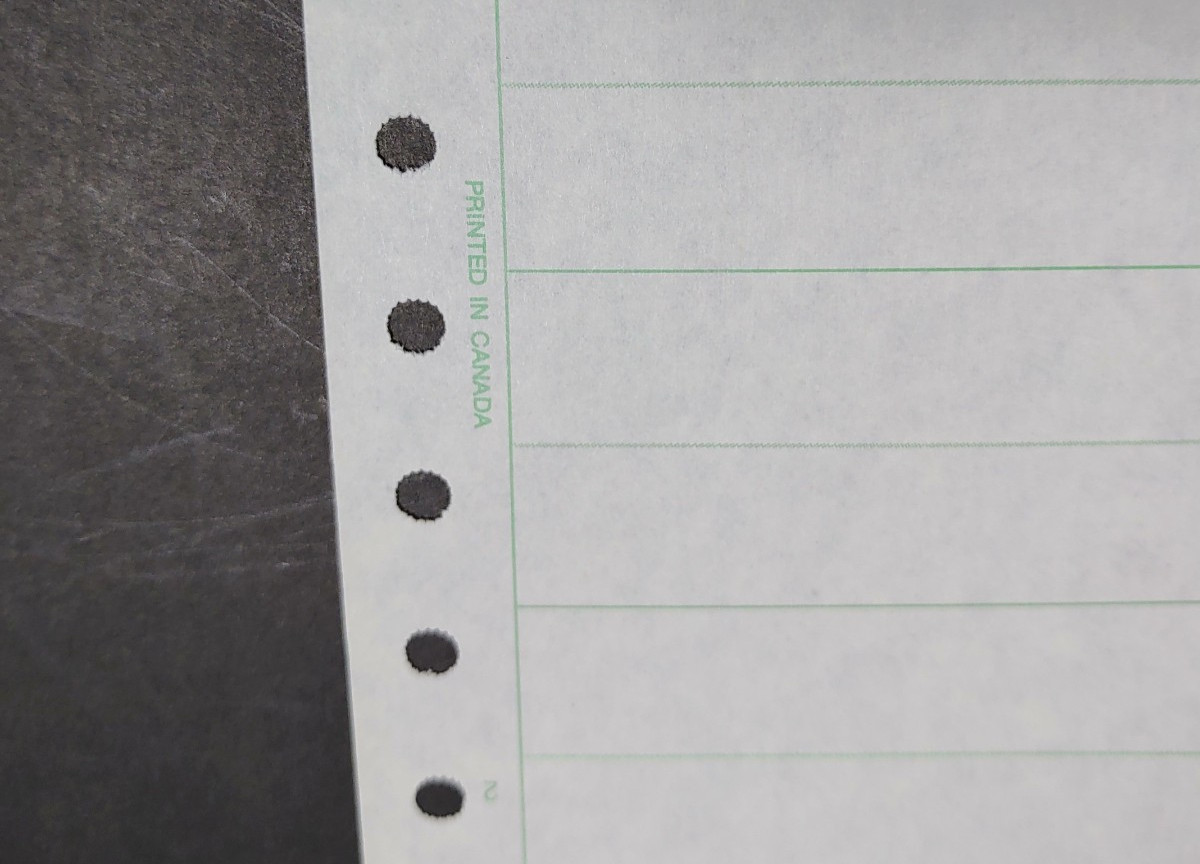 Vtg Dot Matrix Printer Continuous Feed Paper 50-Count 14 7/8″ x 11″ Business NOS