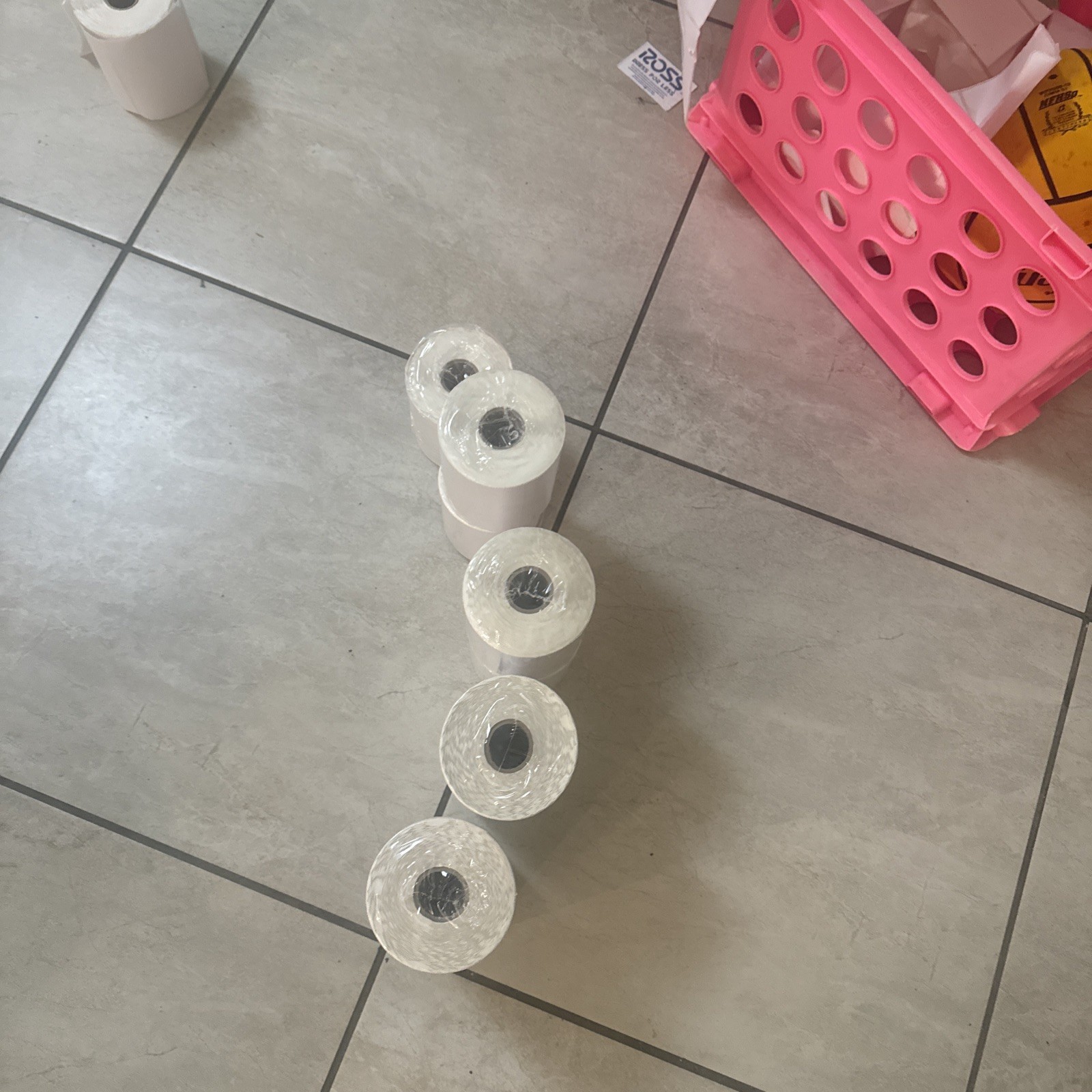 5 Rolls Self Adhesive Thermal Paper for Mini Bluetooth Pocket Printer 57×30 mm