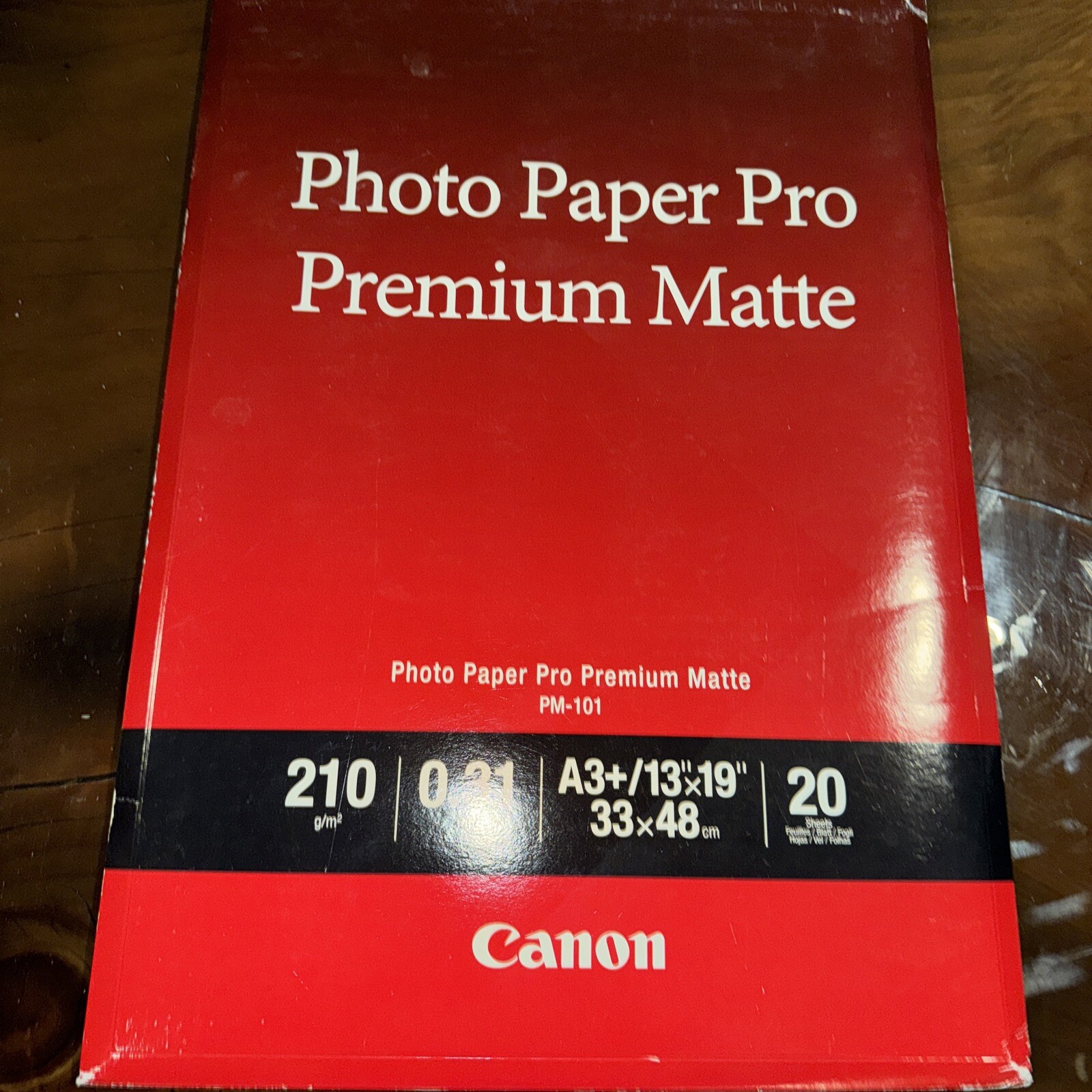 Canon PM-101 Photo Paper Pro Premium Matte (13 x 19″, 20 Sheets)