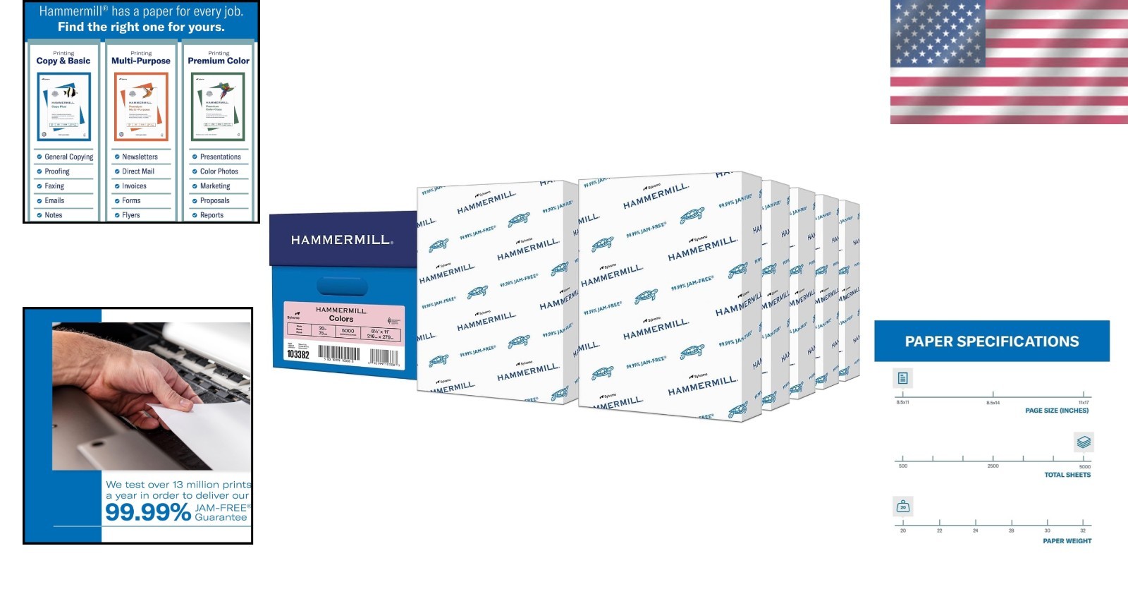 FSC Certified Colored Printer Paper – 10 Ream