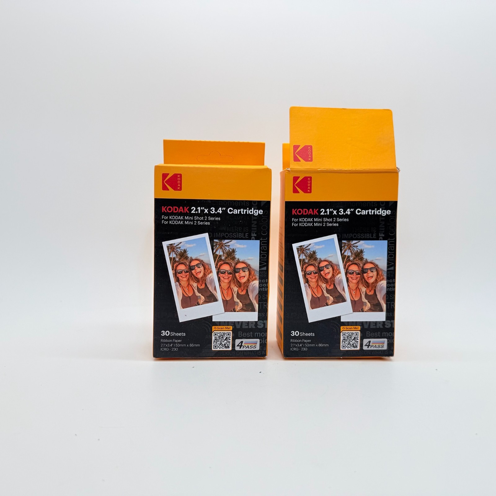 2 pack Kodak Instant Print 2.1″x 3.4″ Cartridge 60 Sheets Total