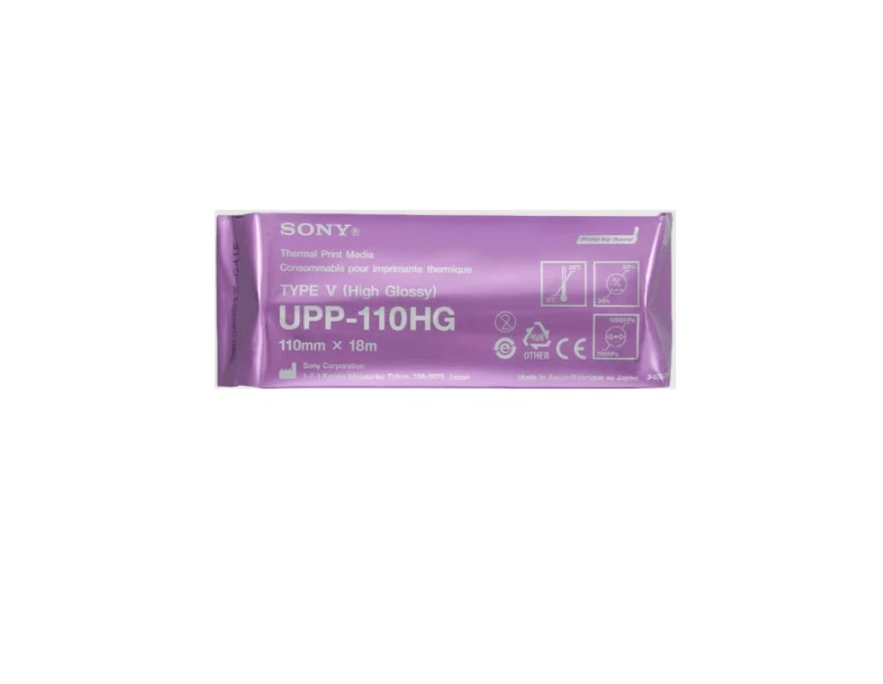 Genuine SONY UPP-110HG Thermal Print Paper – High-Gloss ((1 Roll))