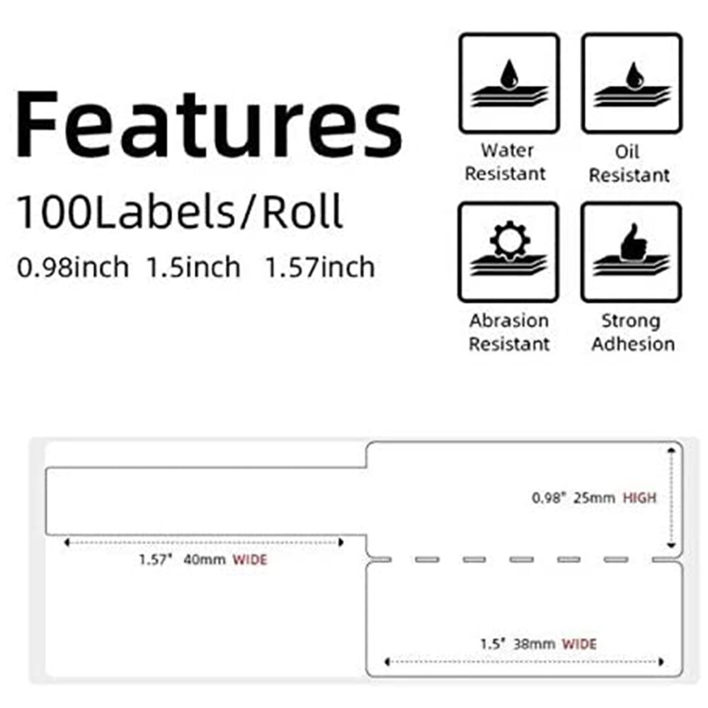 Thermal Sticker Paper Self-Adhesive Label for Phomemo M110 M120 M220 Printer