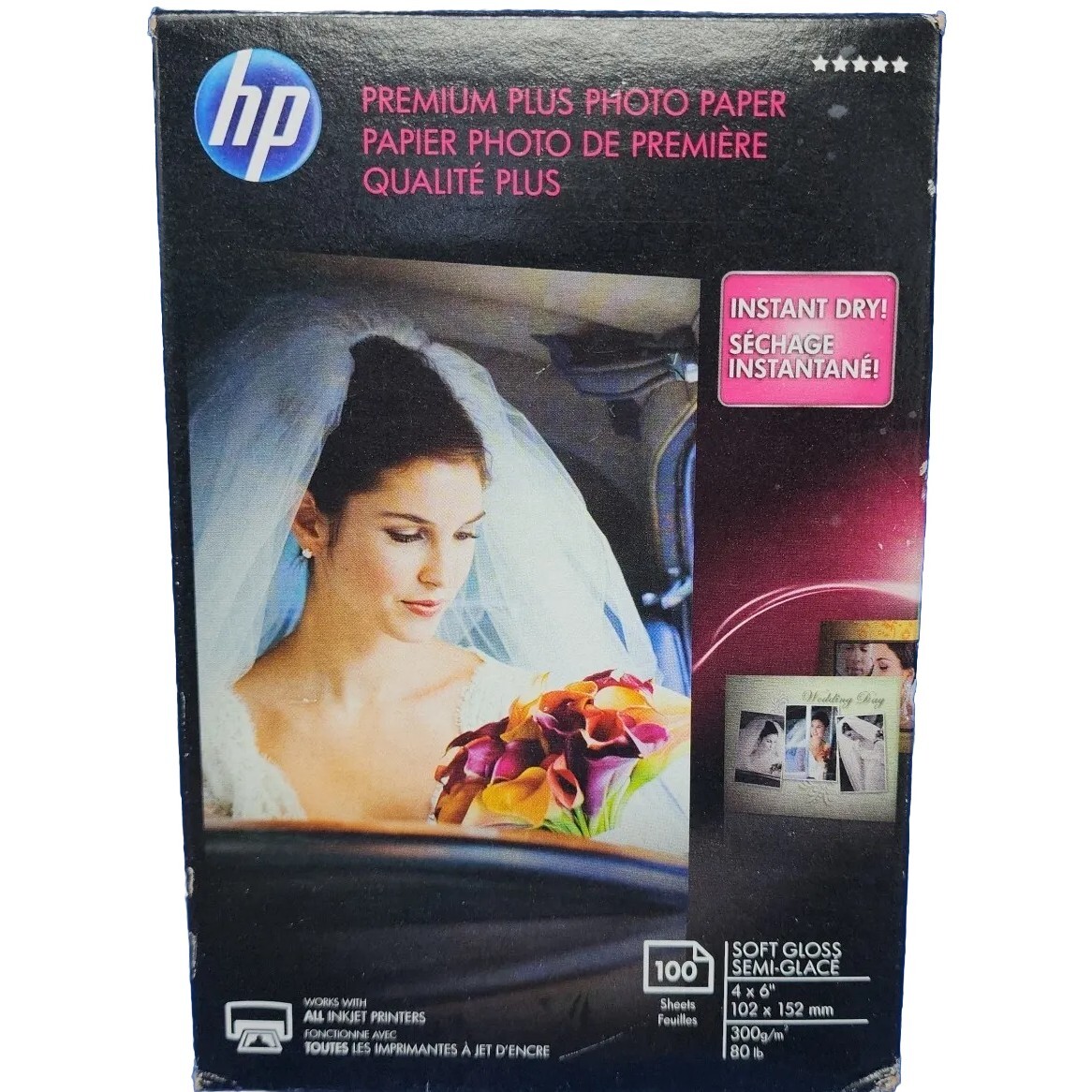 HP Premium Plus Soft Gloss Photo Paper – Glossy photo paper – 11.5 mil 4 in x 6