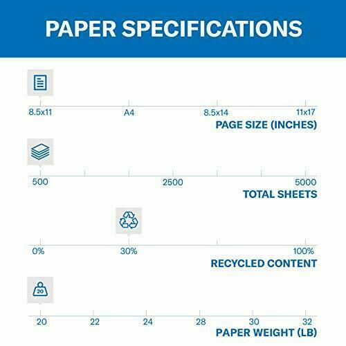 Hammermill Colored Paper 20 lb Goldenrod Printer Paper 8.5 x 11-1 Ream 500 Sh…