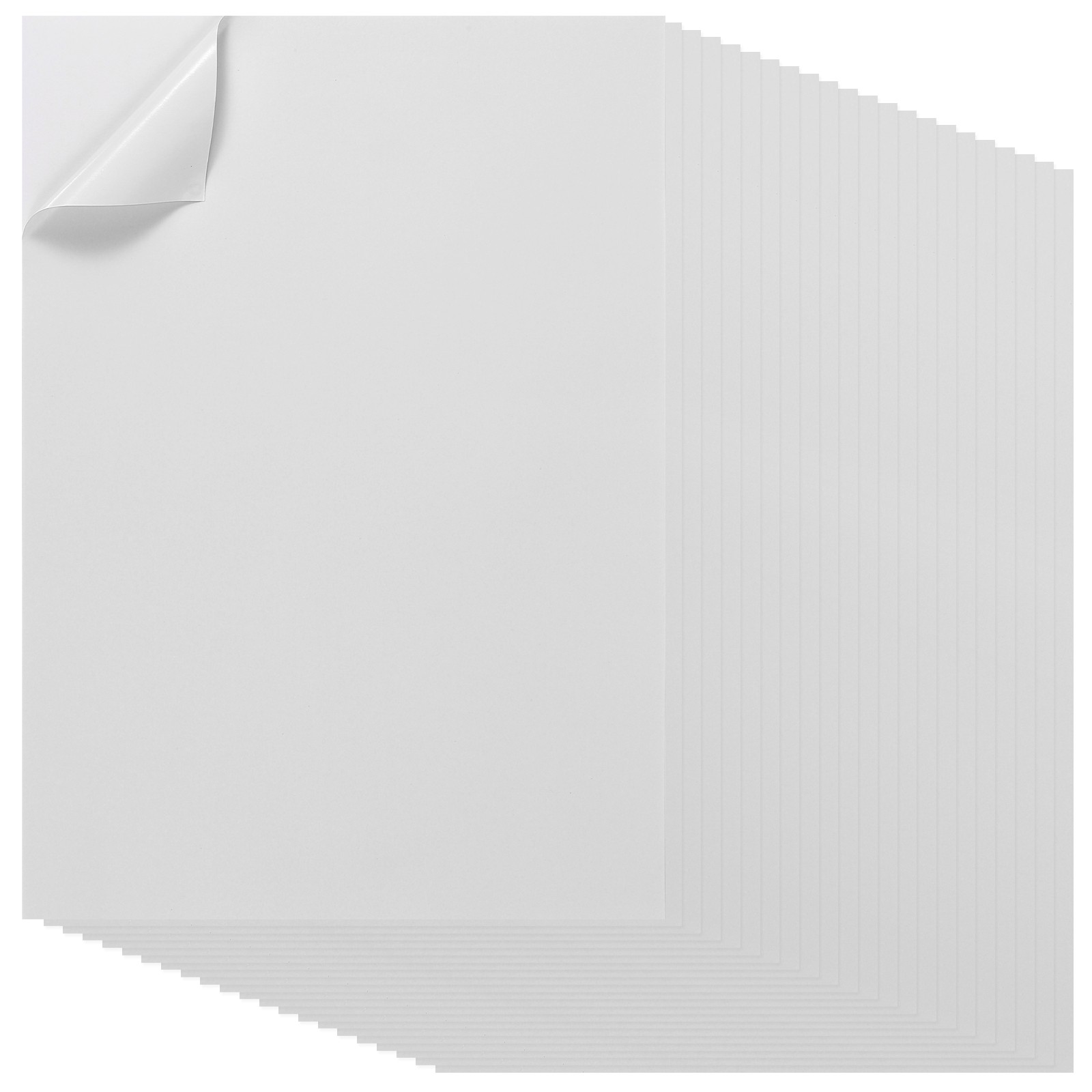 40 Sheets Adhesive Labels A4 for Shipping, White, 40Pcs for Whole Sheet