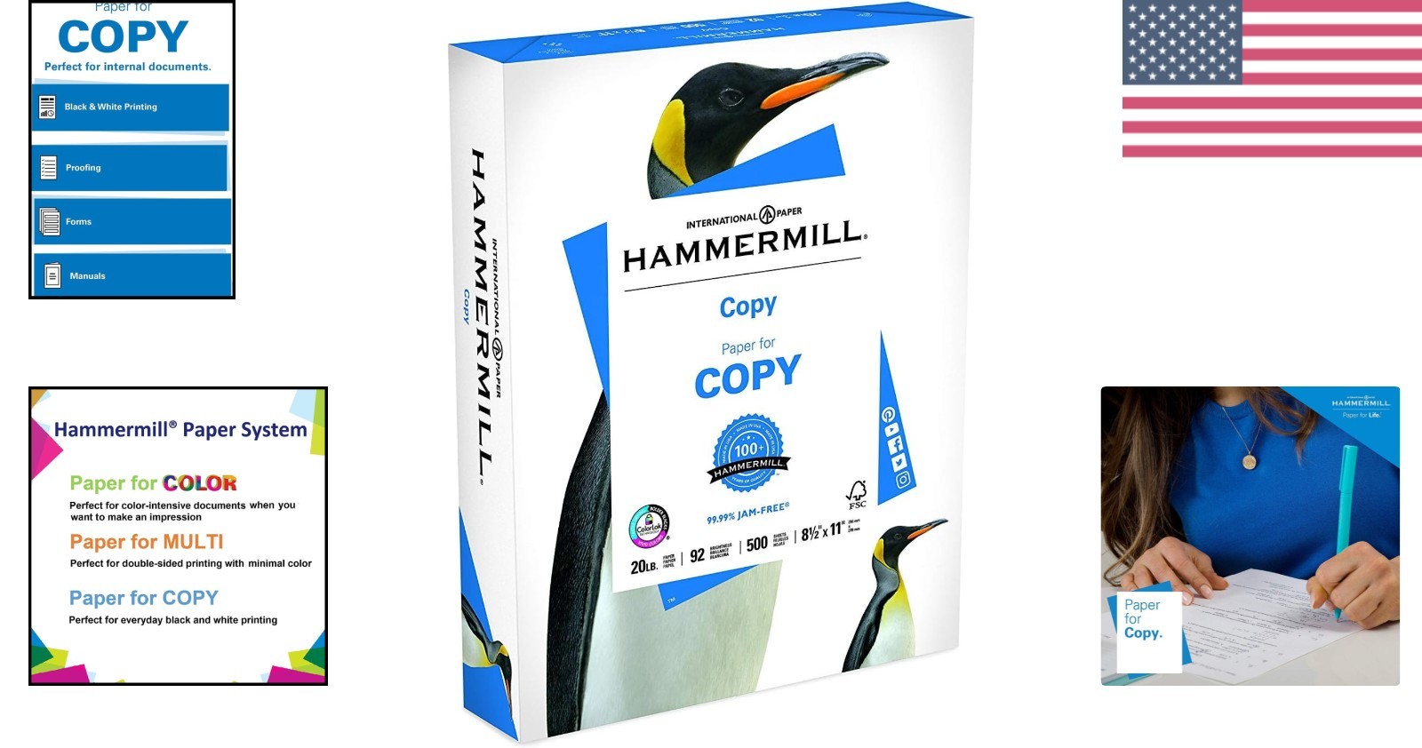 20 lb Copy Paper Ream – 500 Sheets, 8.5 x 11 – Reliable and Eco-Conscious Choice