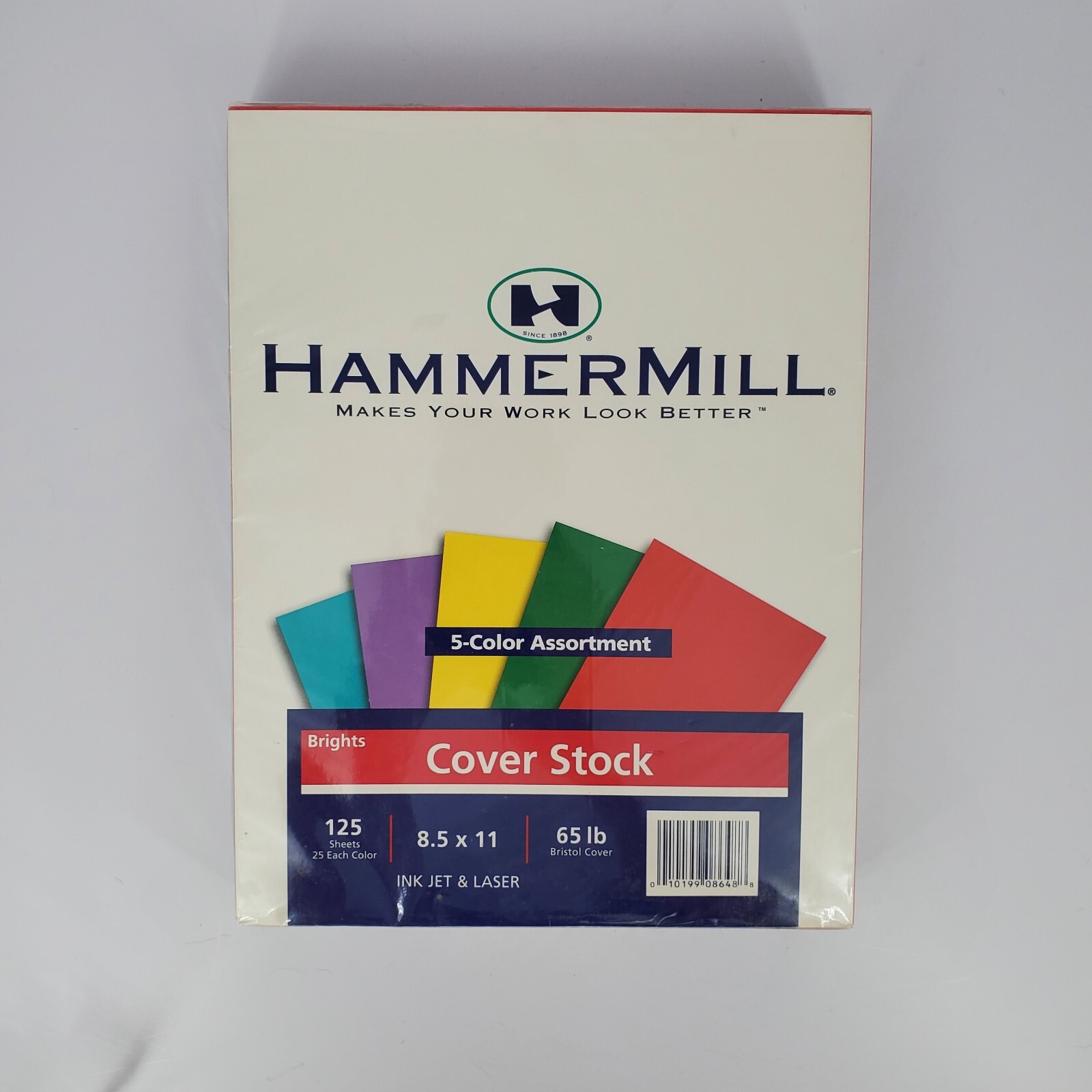 Hammermill Copier Brights Bristol Cover Stock 5-color 65lb 125 Sheets
