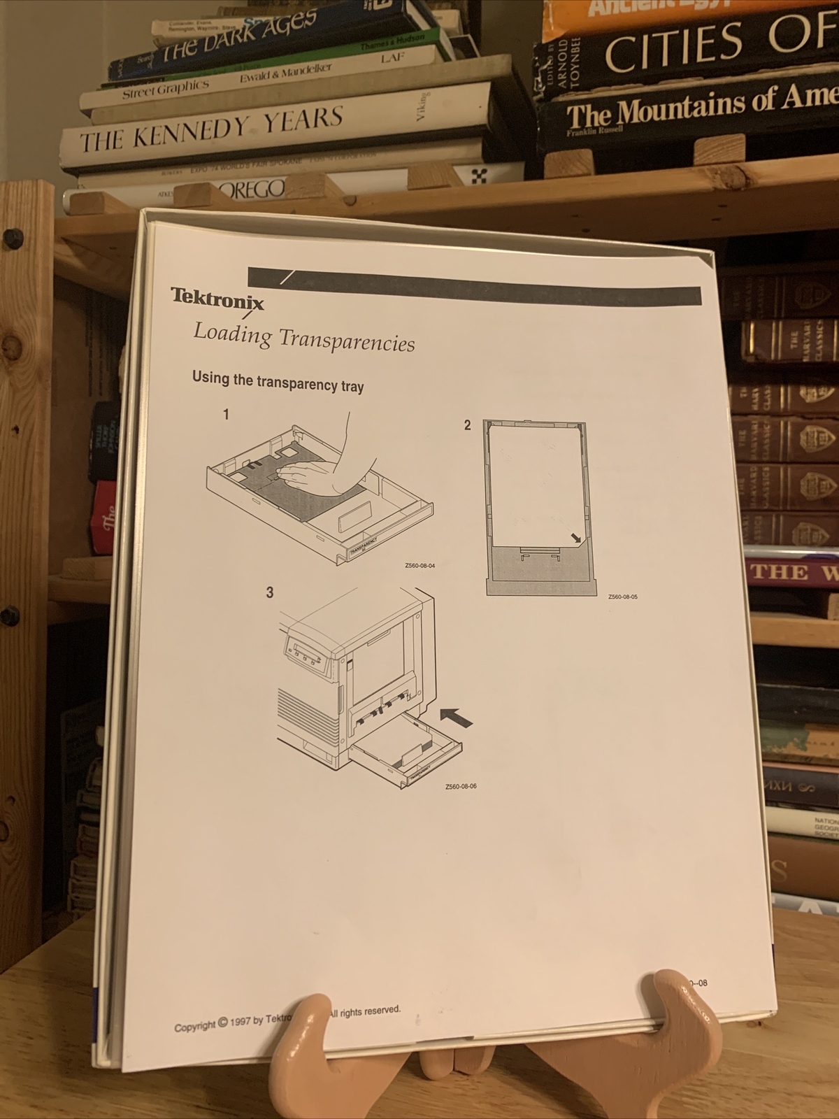 Tektronix Phaser 560 Transparency Film A-Size 8.5×11” 48/50 016-1531-00 Open Box
