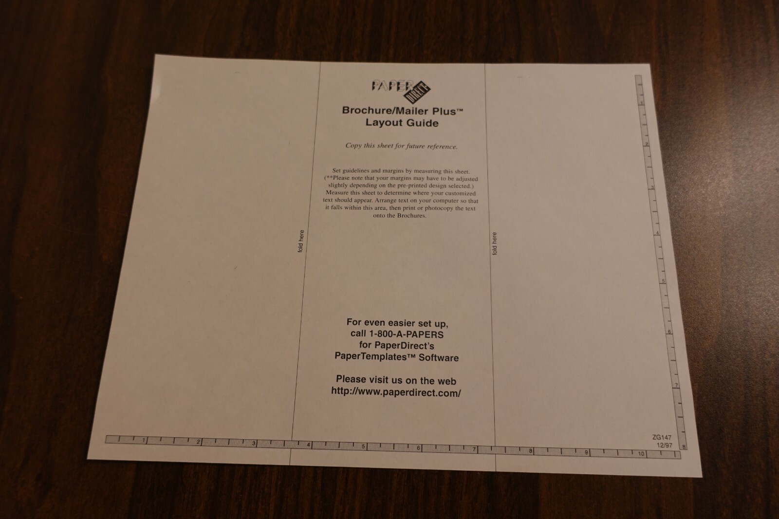 Paper Direct Folding Brochure. BT142 – 8.5 x 11- 75 pages per box.