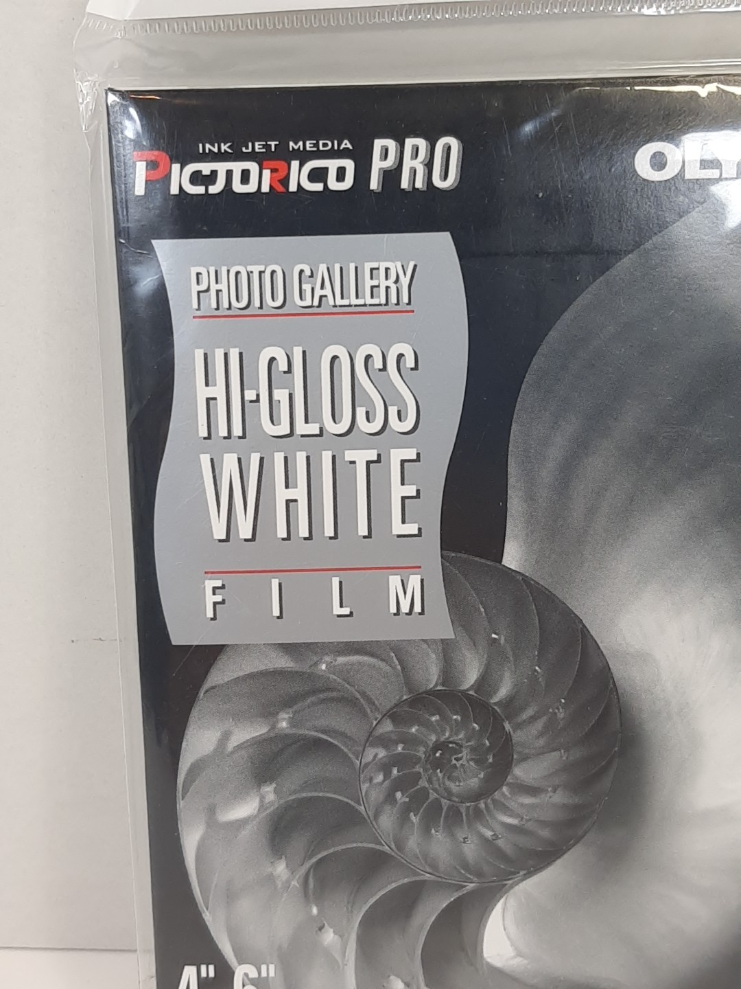 Pictorico Pro Hi-Gloss White Film for Inkjet Printing (4 X 6) 15 Sheets Olympus