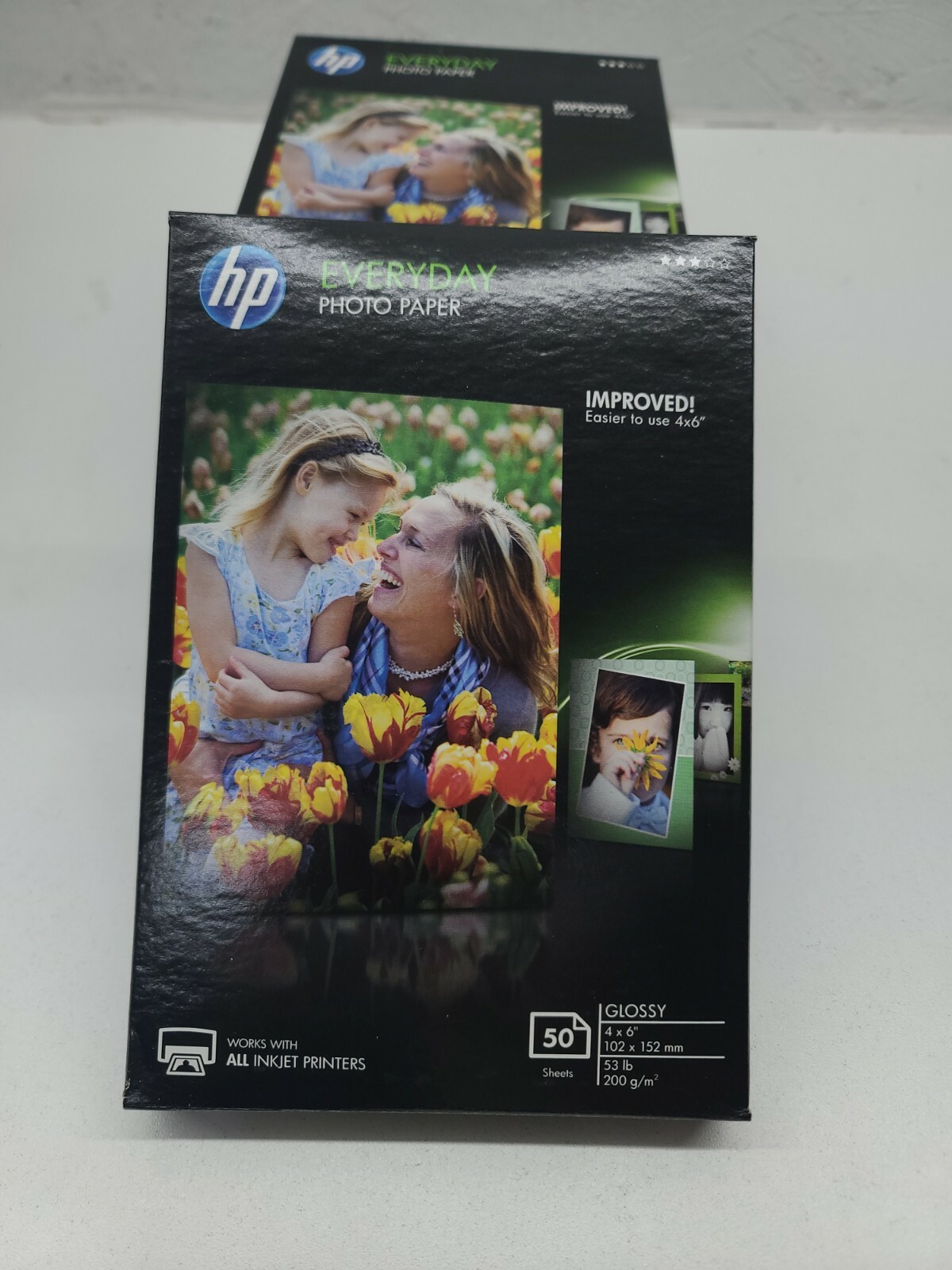 5 packHP 50 Photo Sheets Glossy 4×6″ Works With All Inkjet Printers Brand New