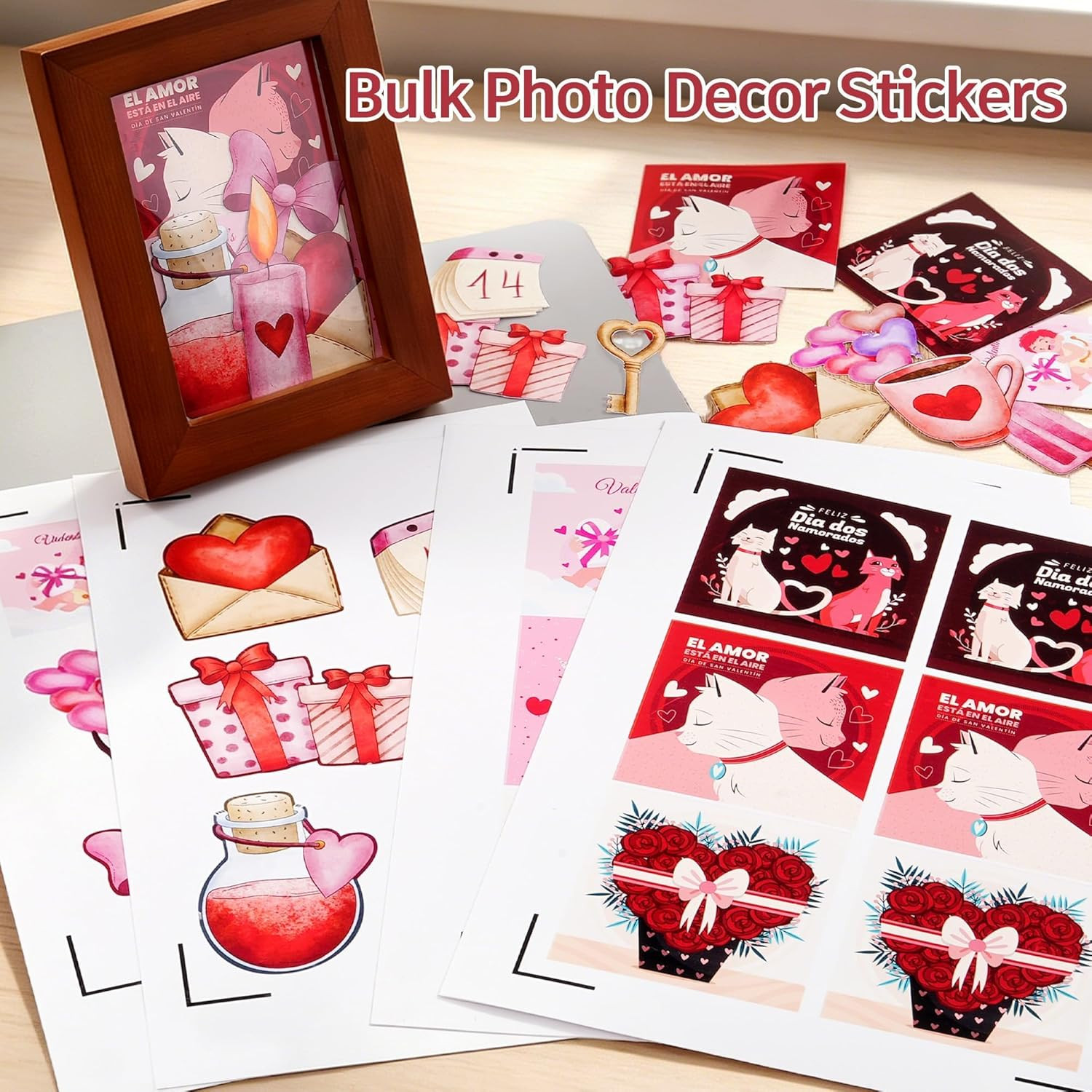 200 Sheets Glossy Printable Vinyl Sticker Paper for Inkjet & Cricut
