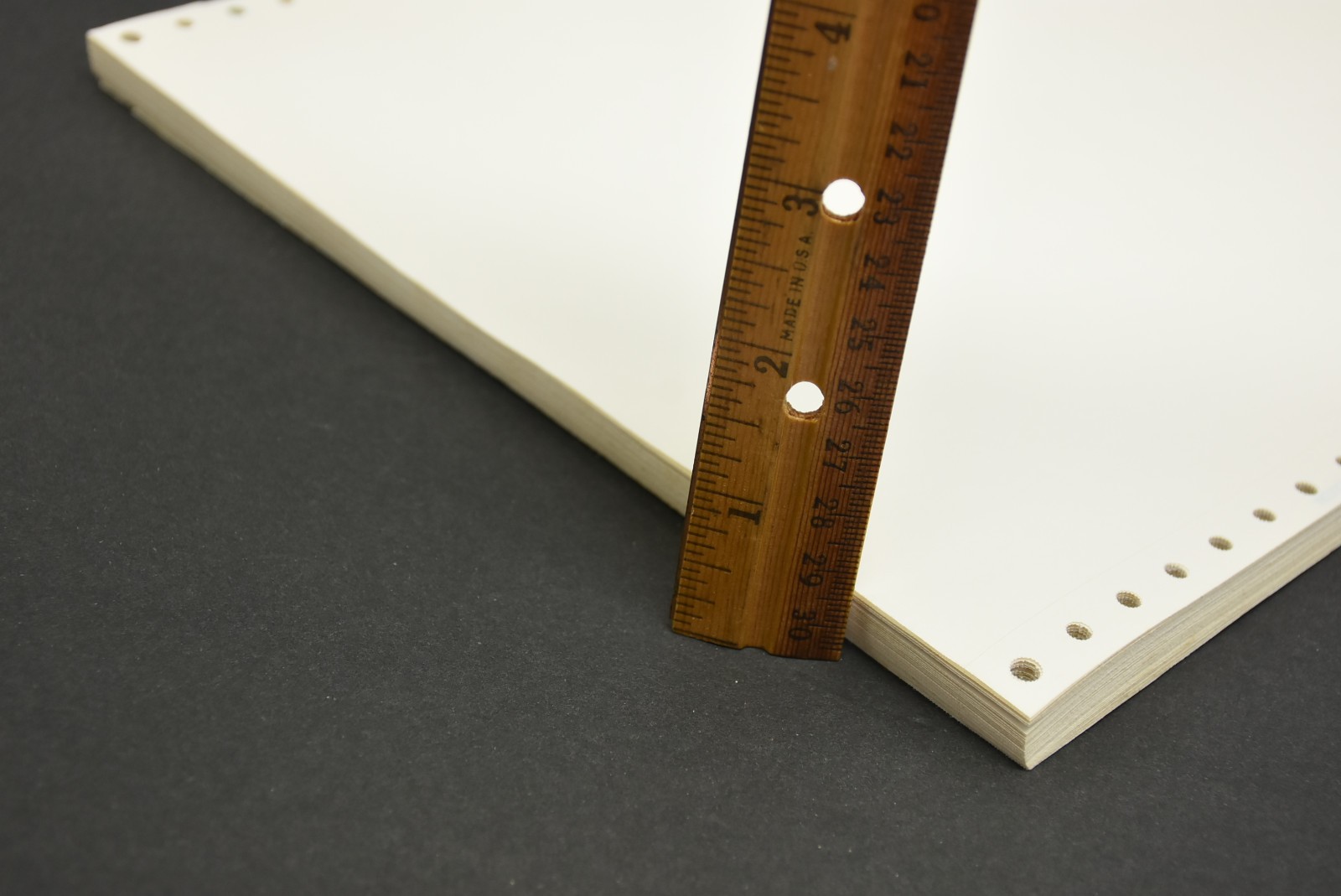 50pcs 1980s Memorex Dot Matrix Paper Smooth Edge Continuous Sheets 20lb 9.5×11″