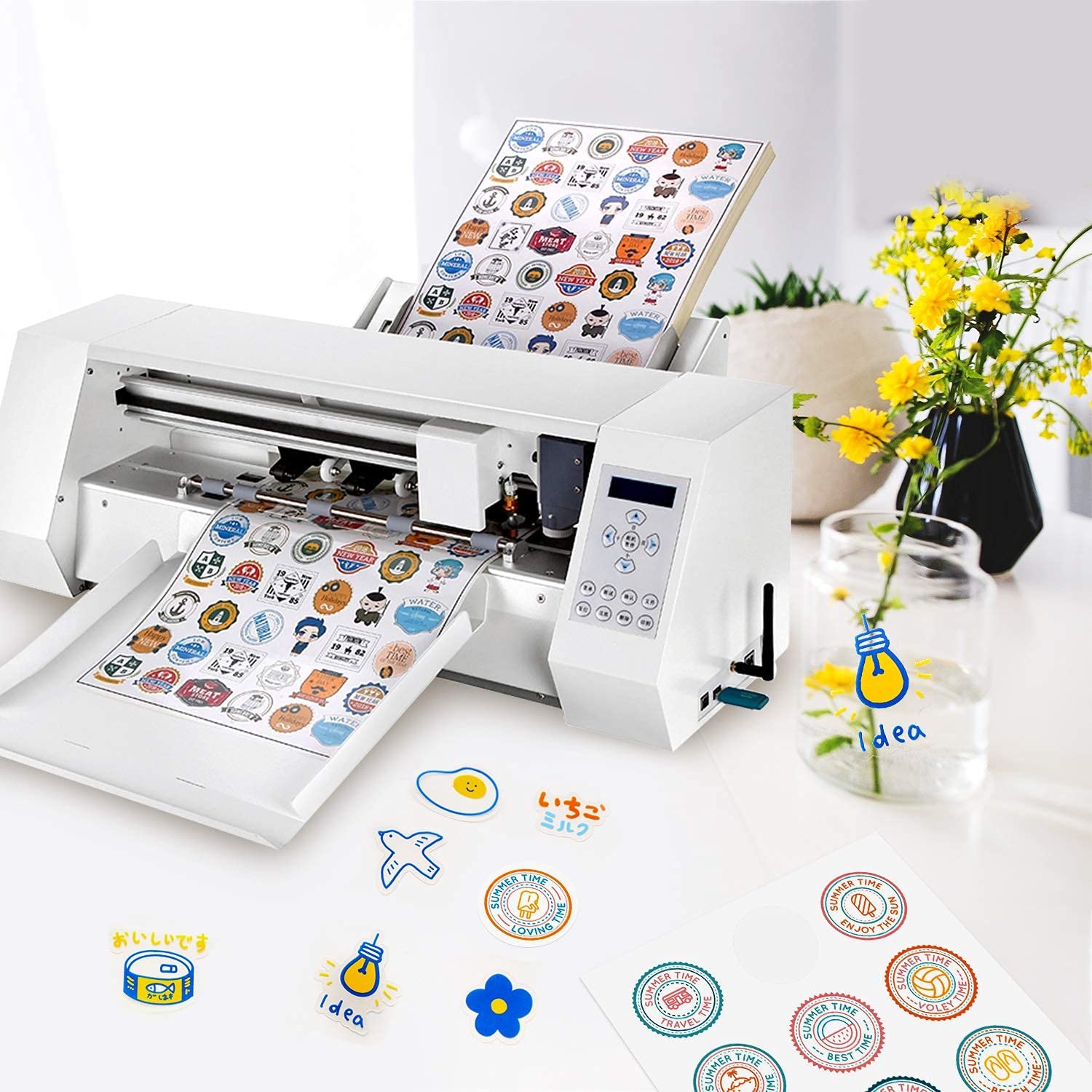 Printable Sticker Paper for Your Inkjet Printer – 8.5 x 11 Inches 20 Sheets T…