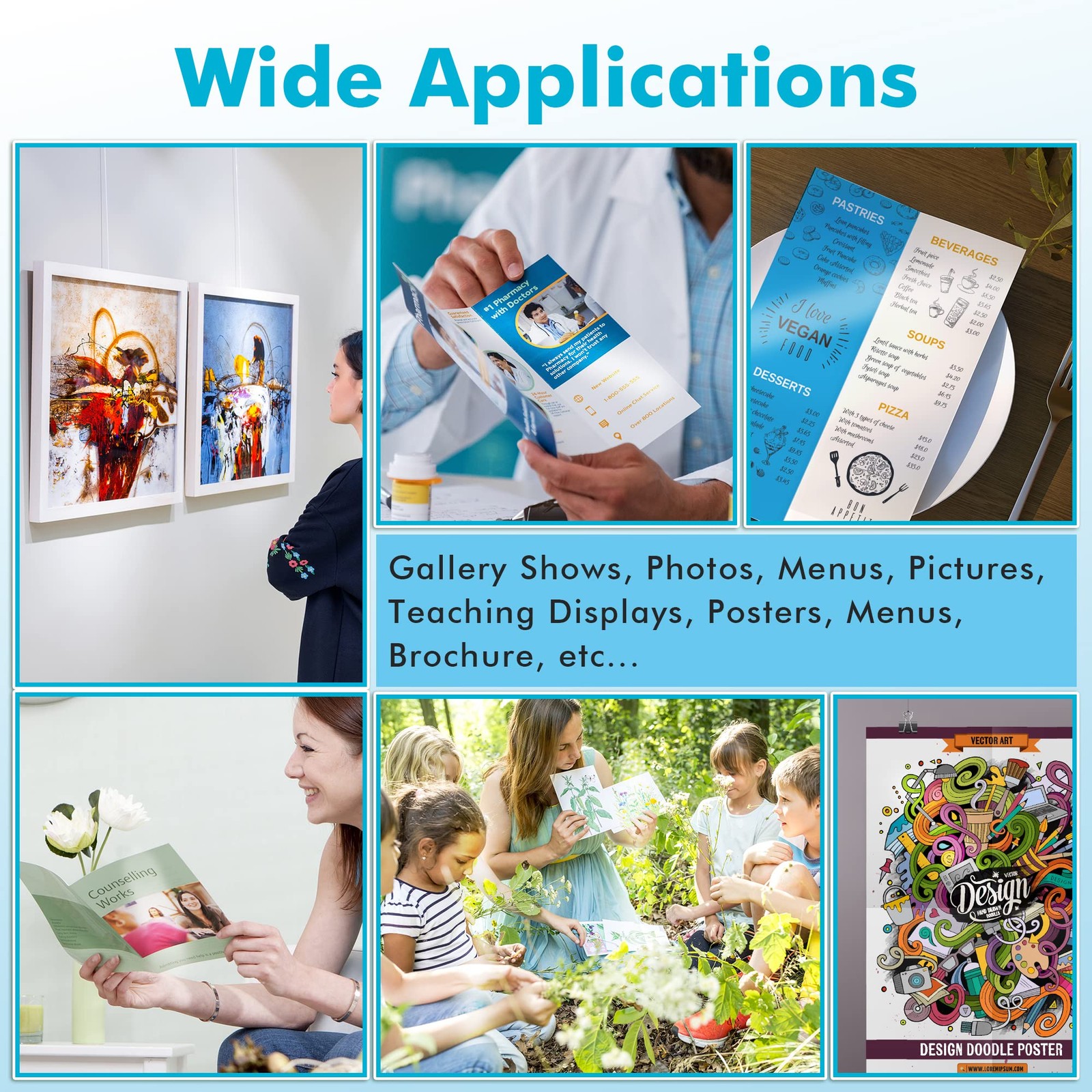 Koala Thick Double Sided Glossy Photo Paper 200 GSM 11×17 Inch 100 Sheets