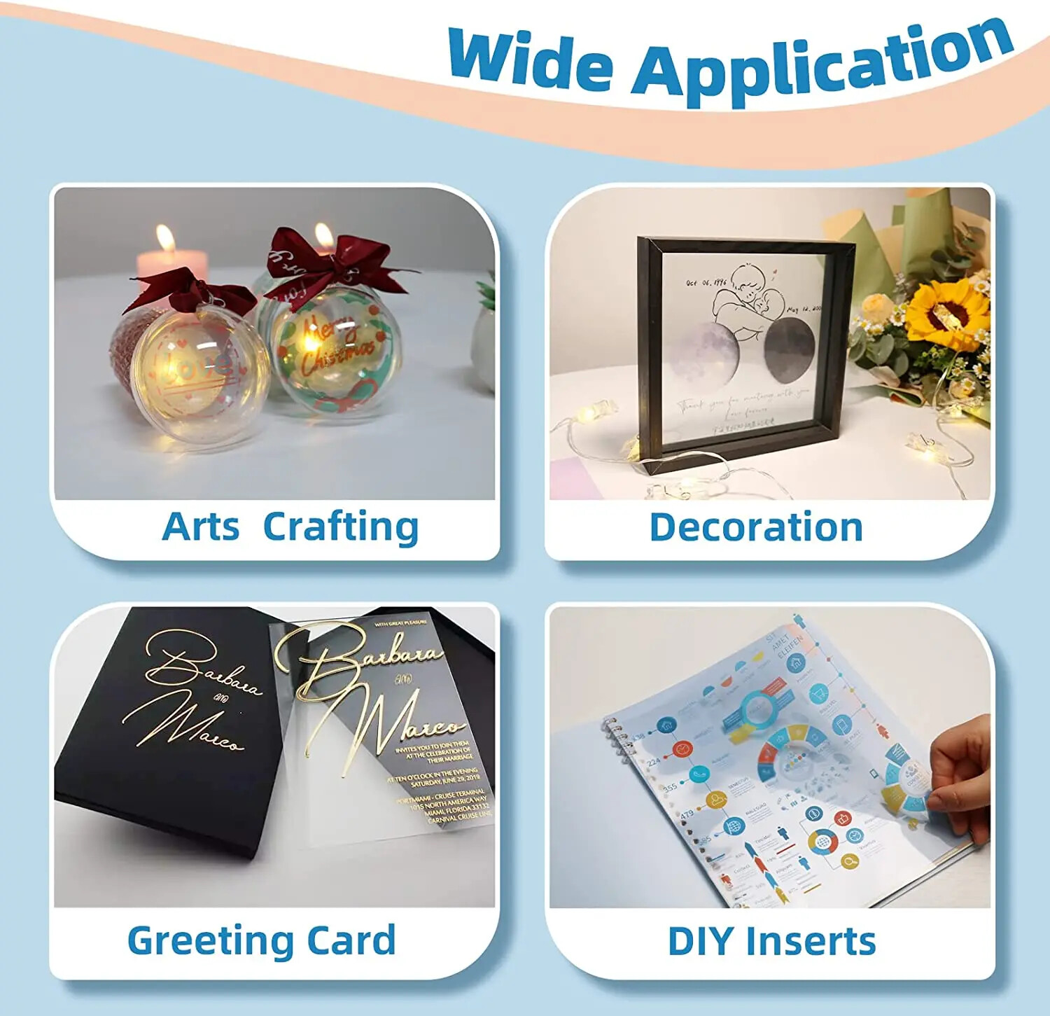 A4 Inkjet and Laser Printing Film Photo Paper for Home Photo Projects