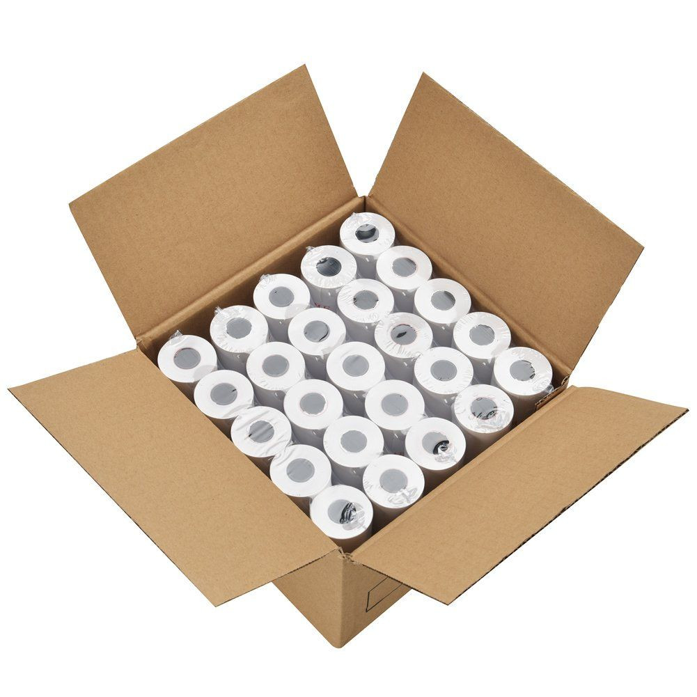 MFLABEL 2-1/4″ x 50′ Thermal Paper Rolls – 100 Bulk 2 1/4″ x 50′, White
